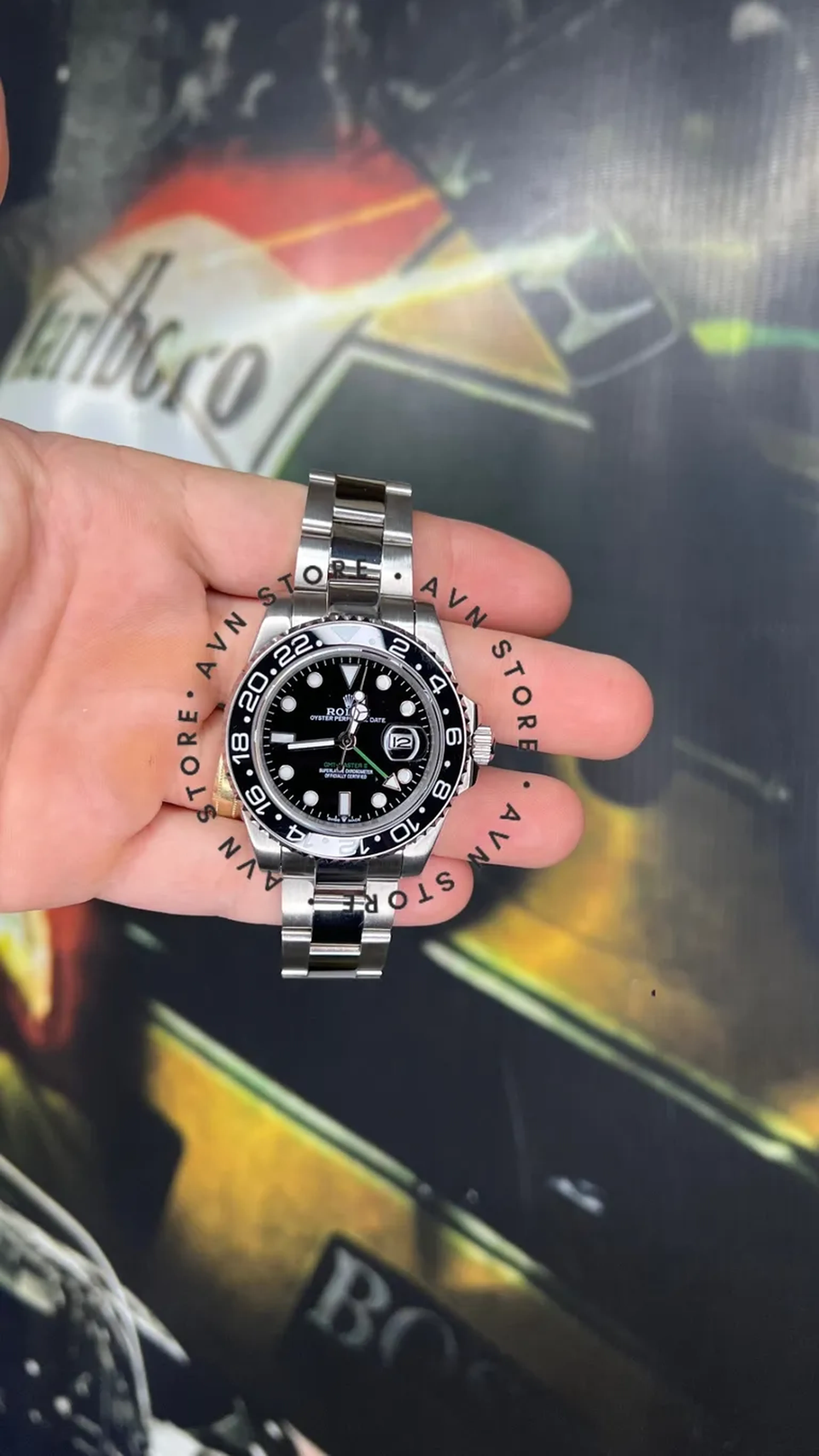 Rolex GMT Master 2 40mm - Preto imagem