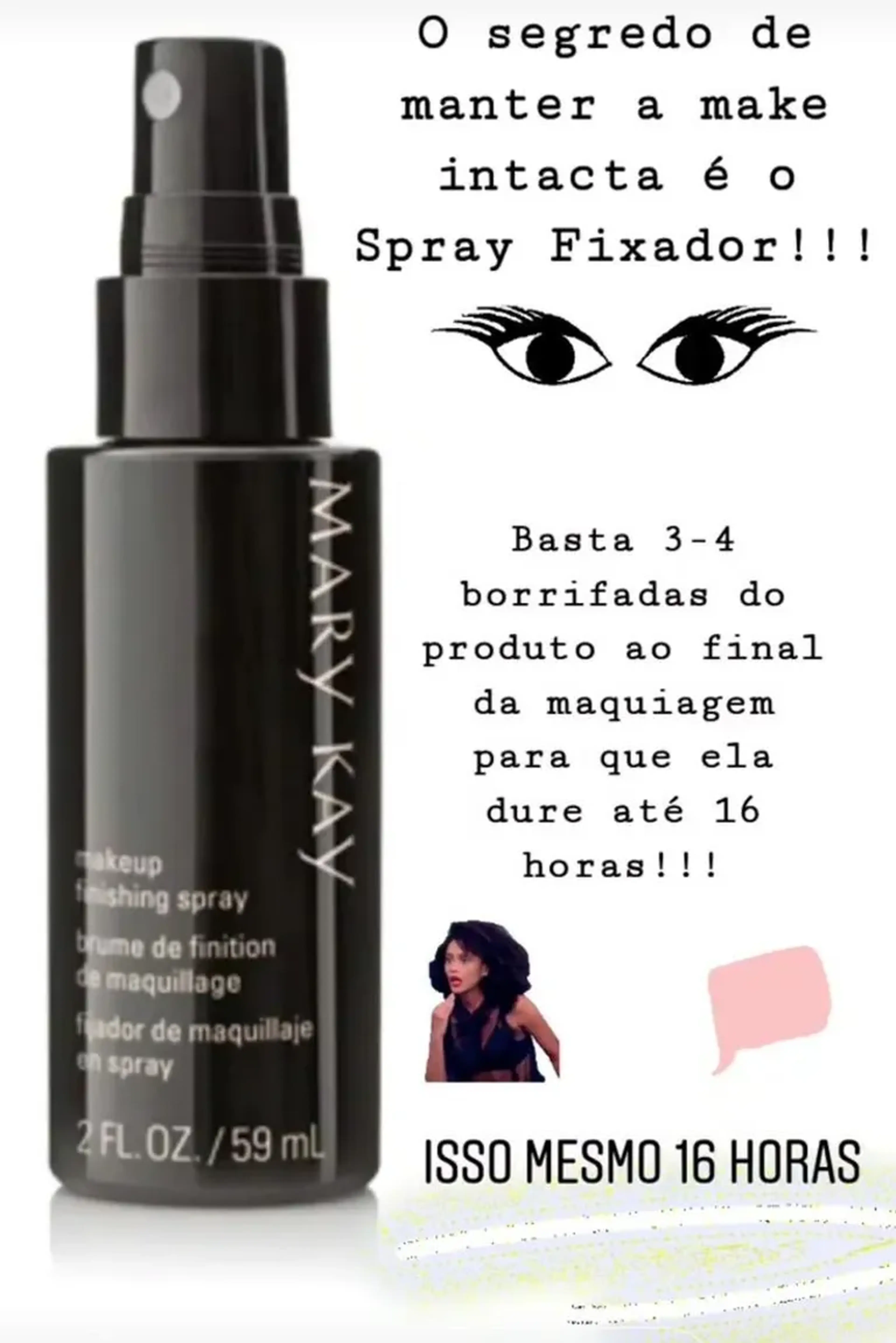 Spray fixador de maquiagem imagem