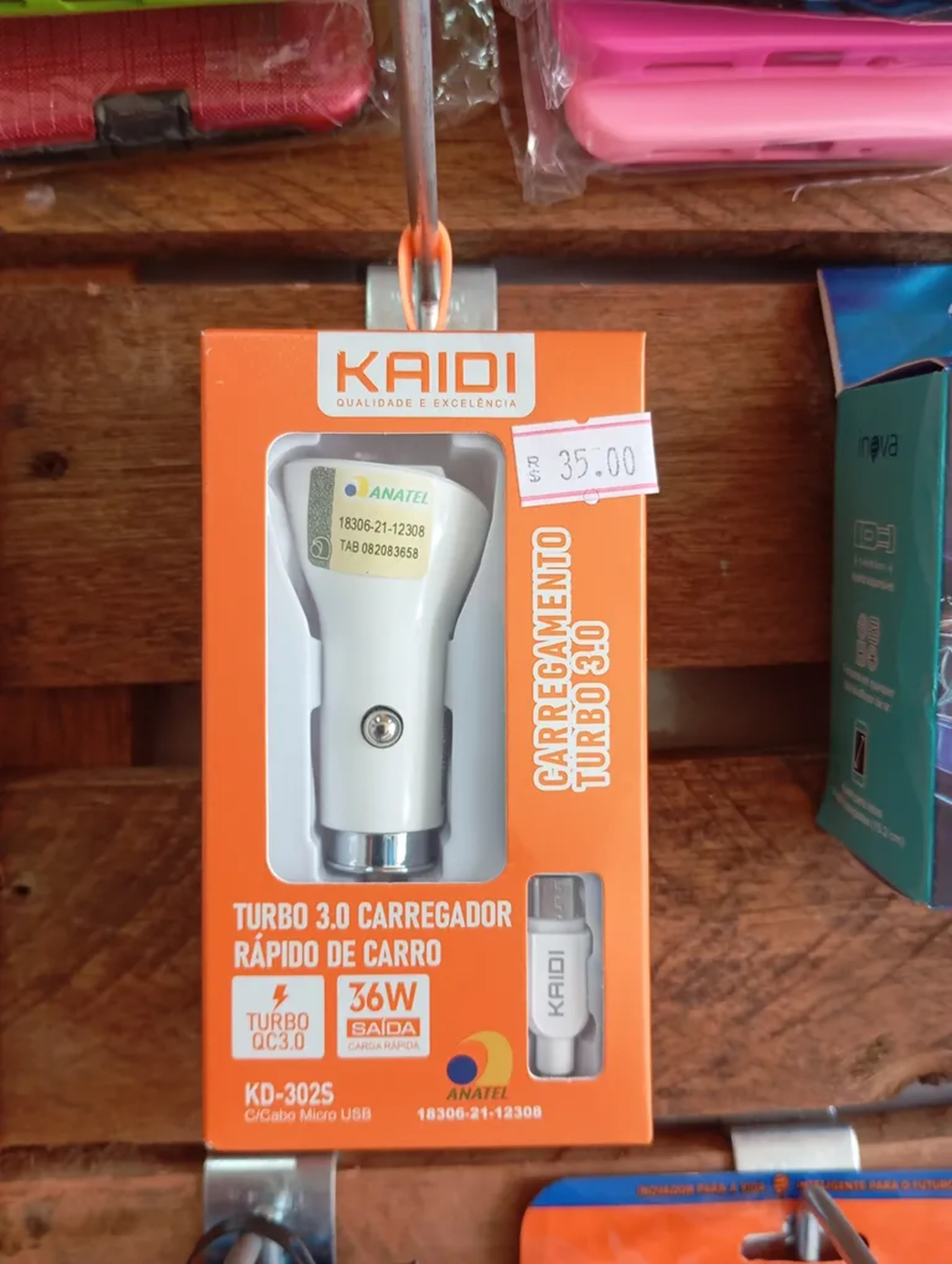 Carregador Turbo 3.0 de Carro kd-302s imagem
