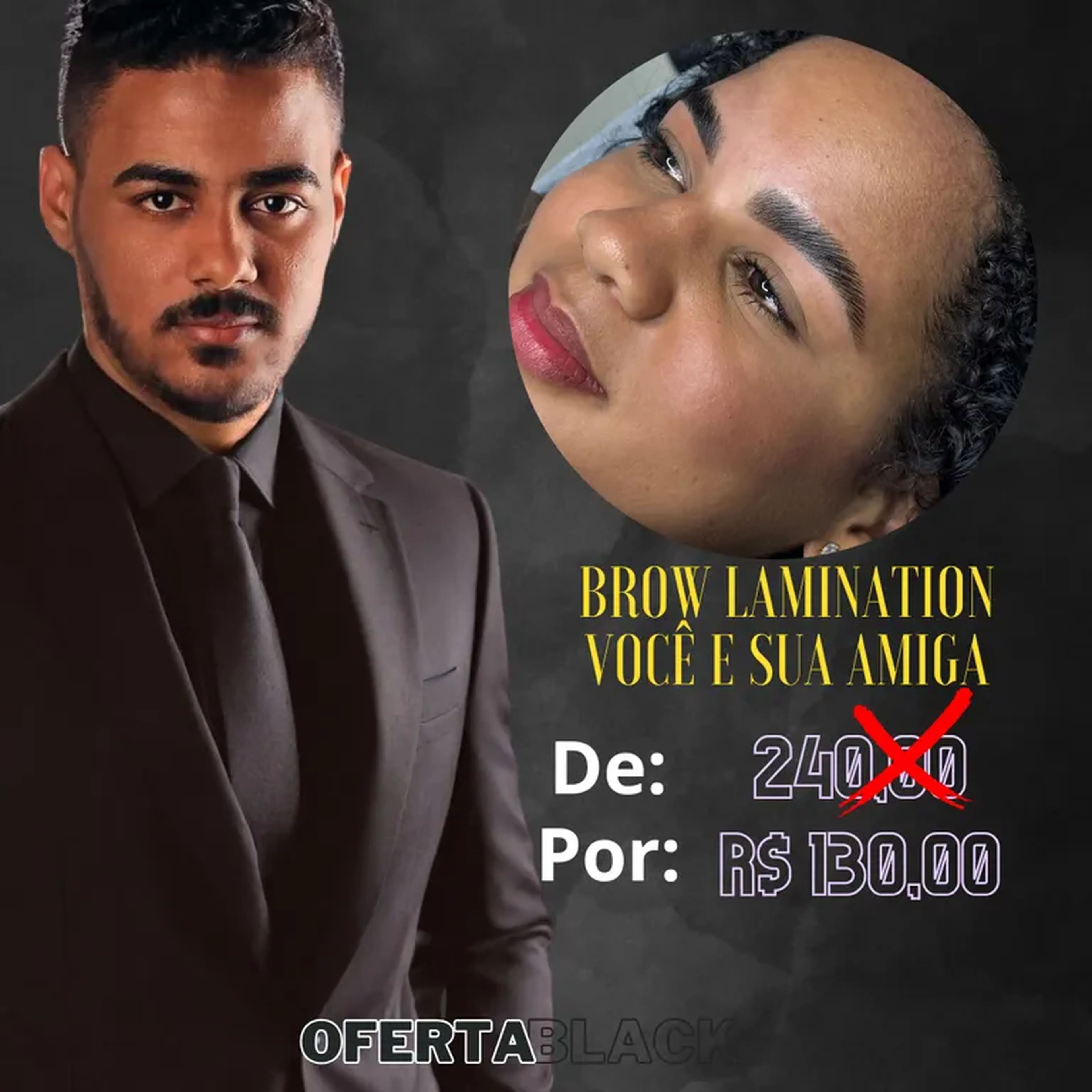 2 BROW LAMINATION COM COLORAÇÃO imagem