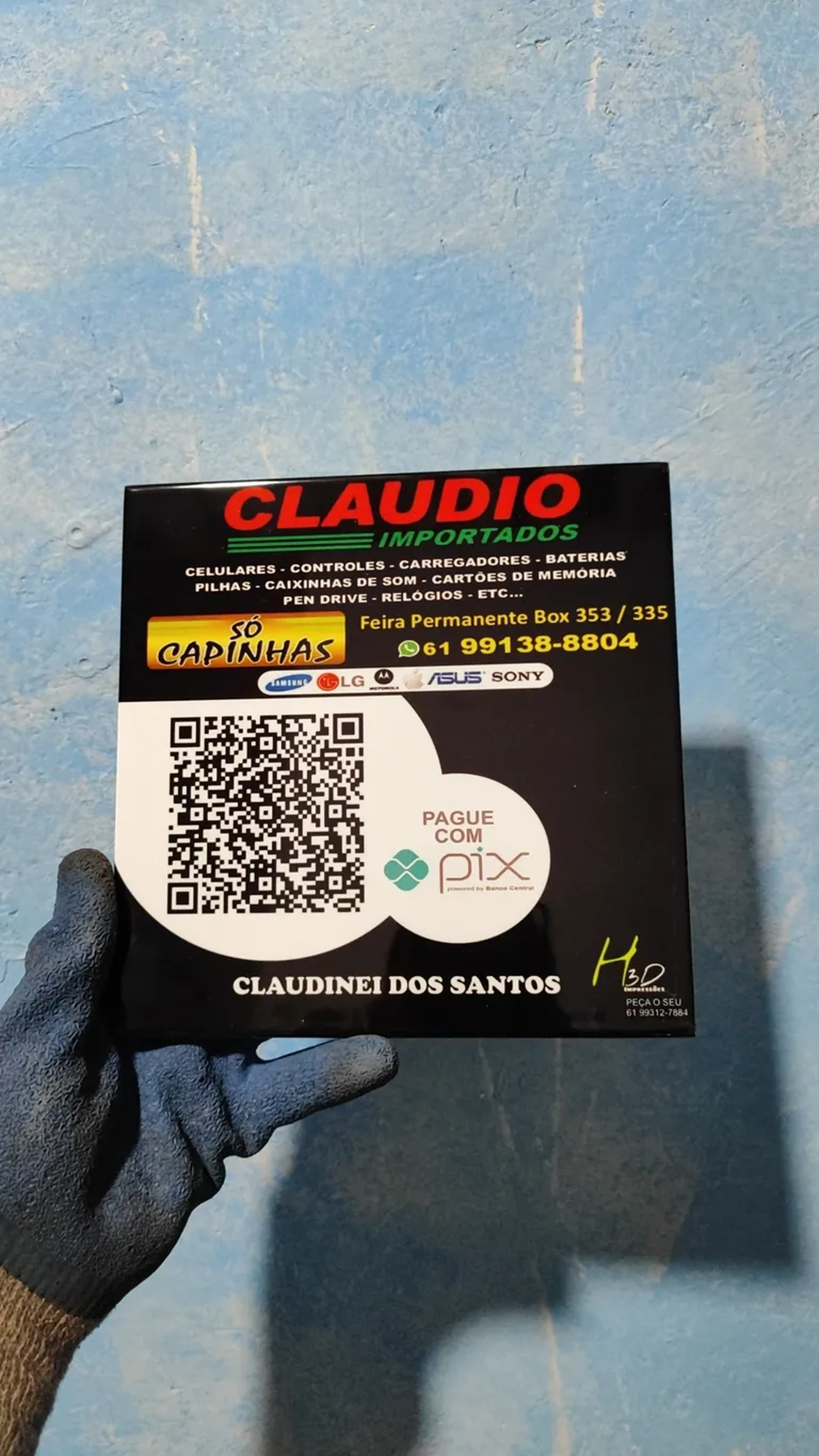 Azulejo com Pix imagem