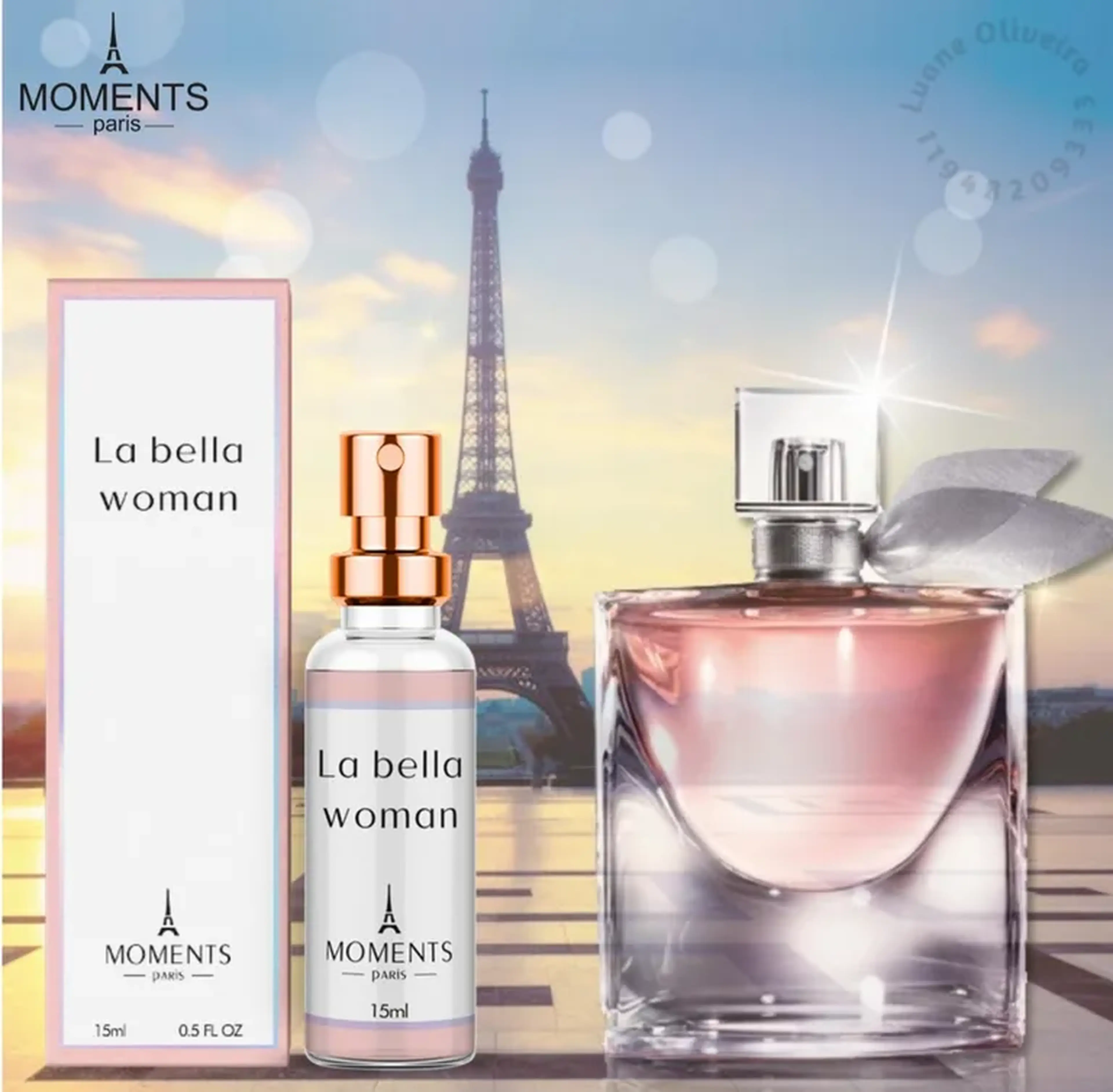 Perfume Feminino Lá Bella 15ml imagem