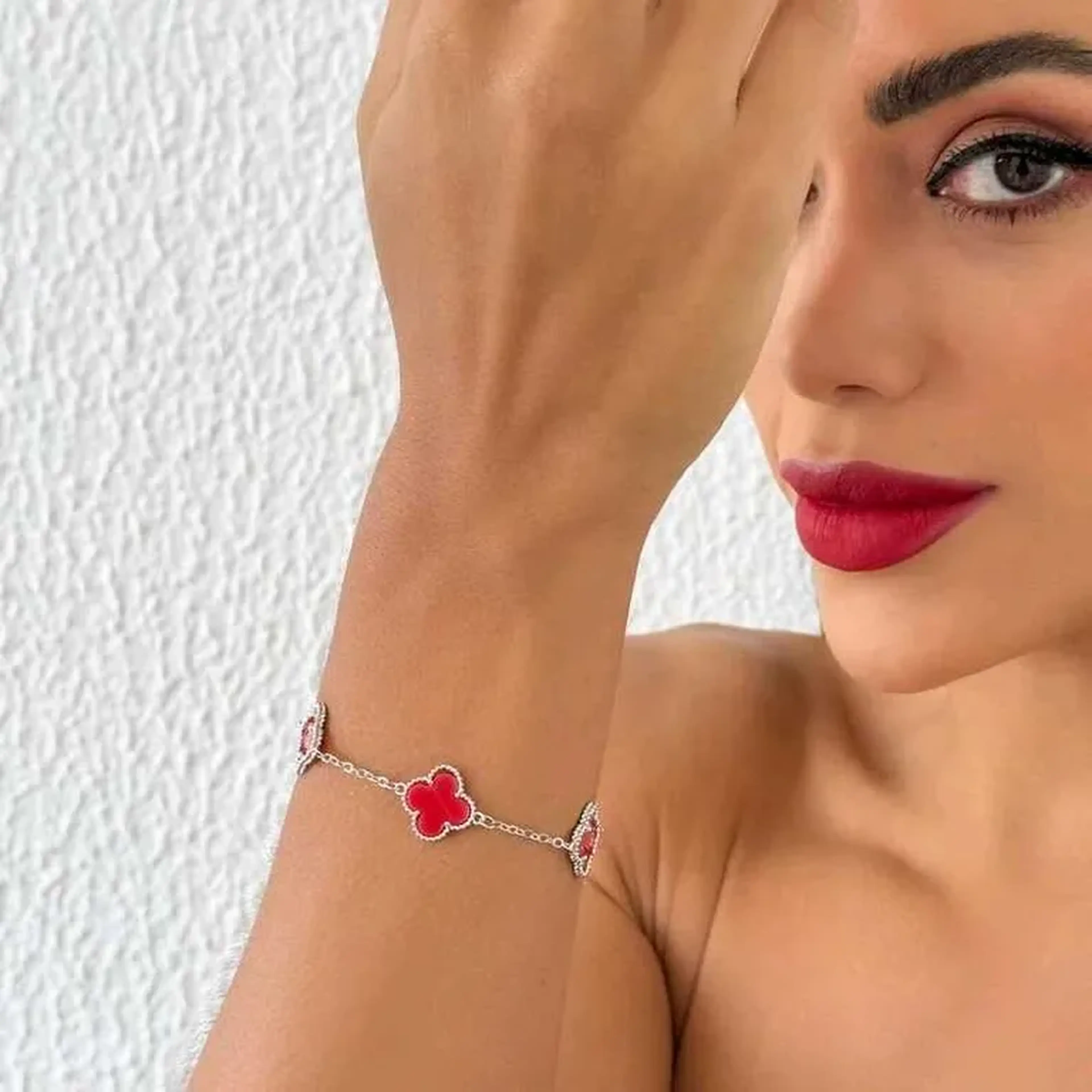 Pulseira folheado a ouro 18k e Prata Inspiração Virgínia imagem