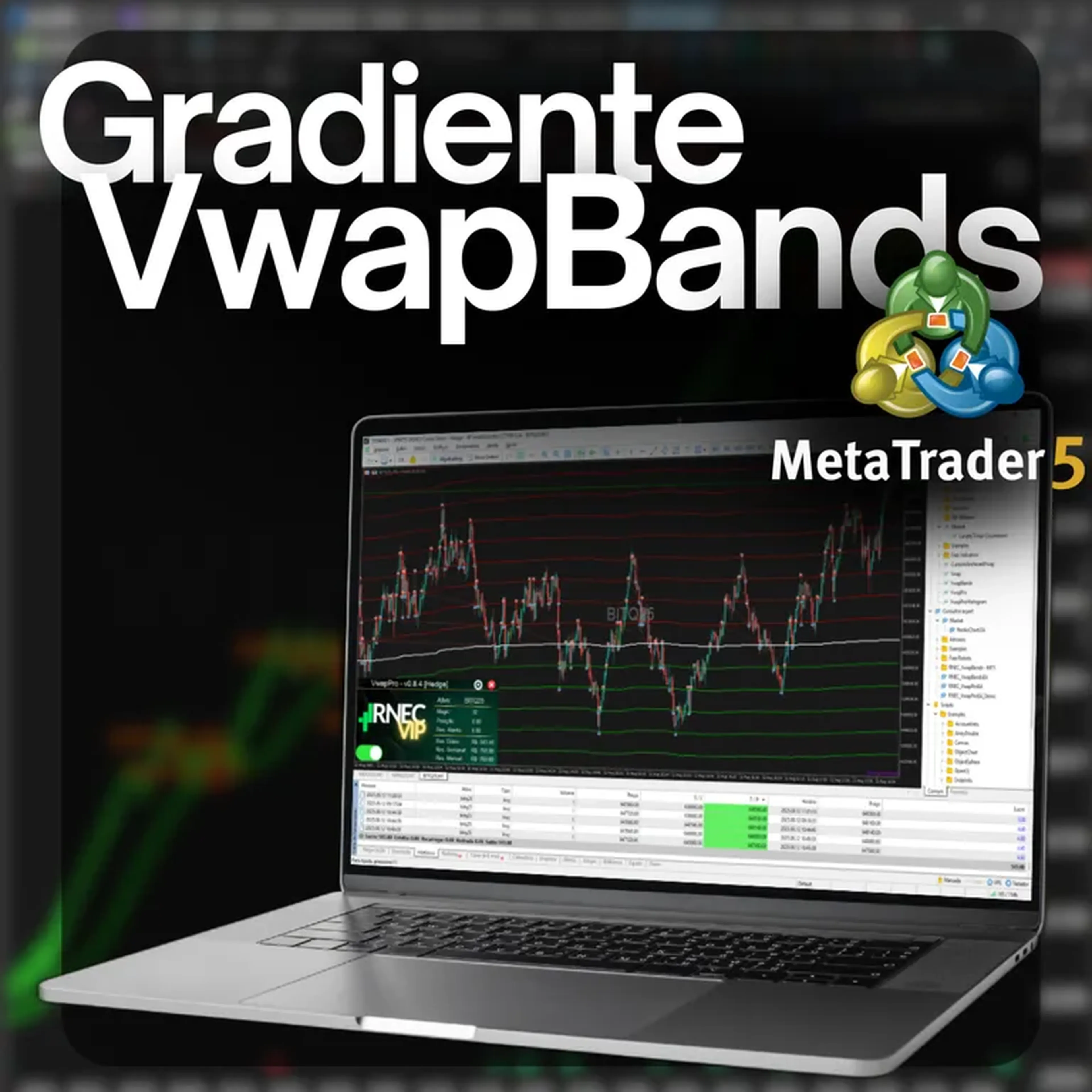 Gradiente VwapBands MetaTrade5 imagem