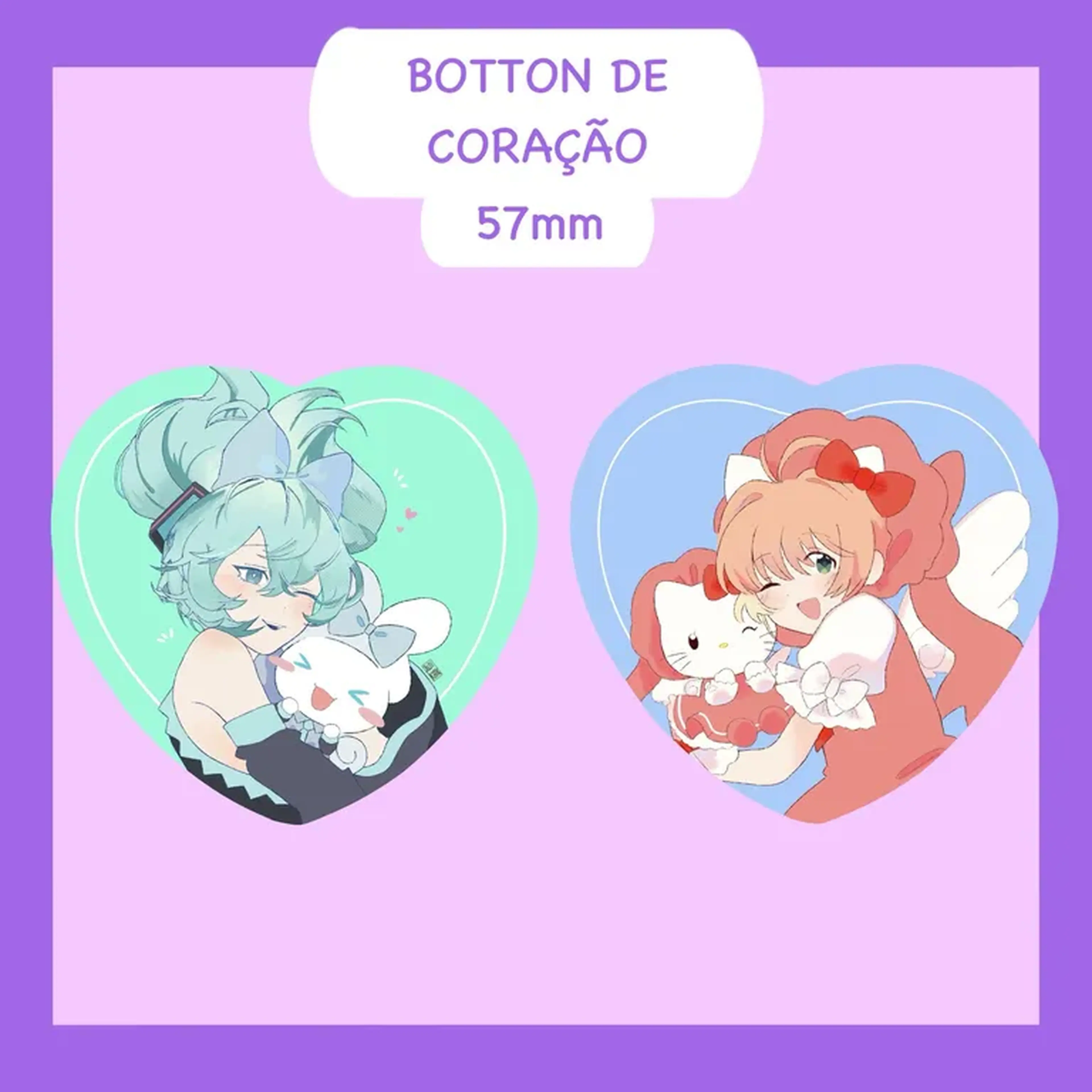BOTTON INDIVIDUAL DE MIKU E SAKURA imagem