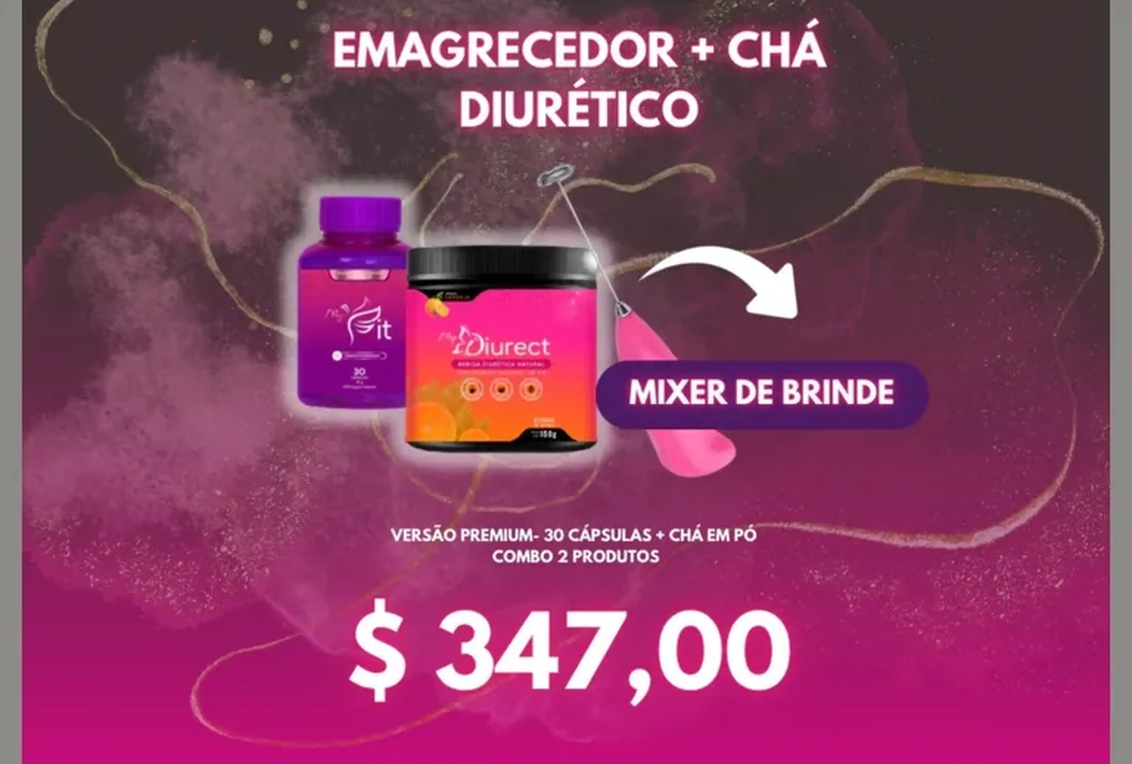 COMBO MY FIIT E CHÁ DIURÉTIC imagem