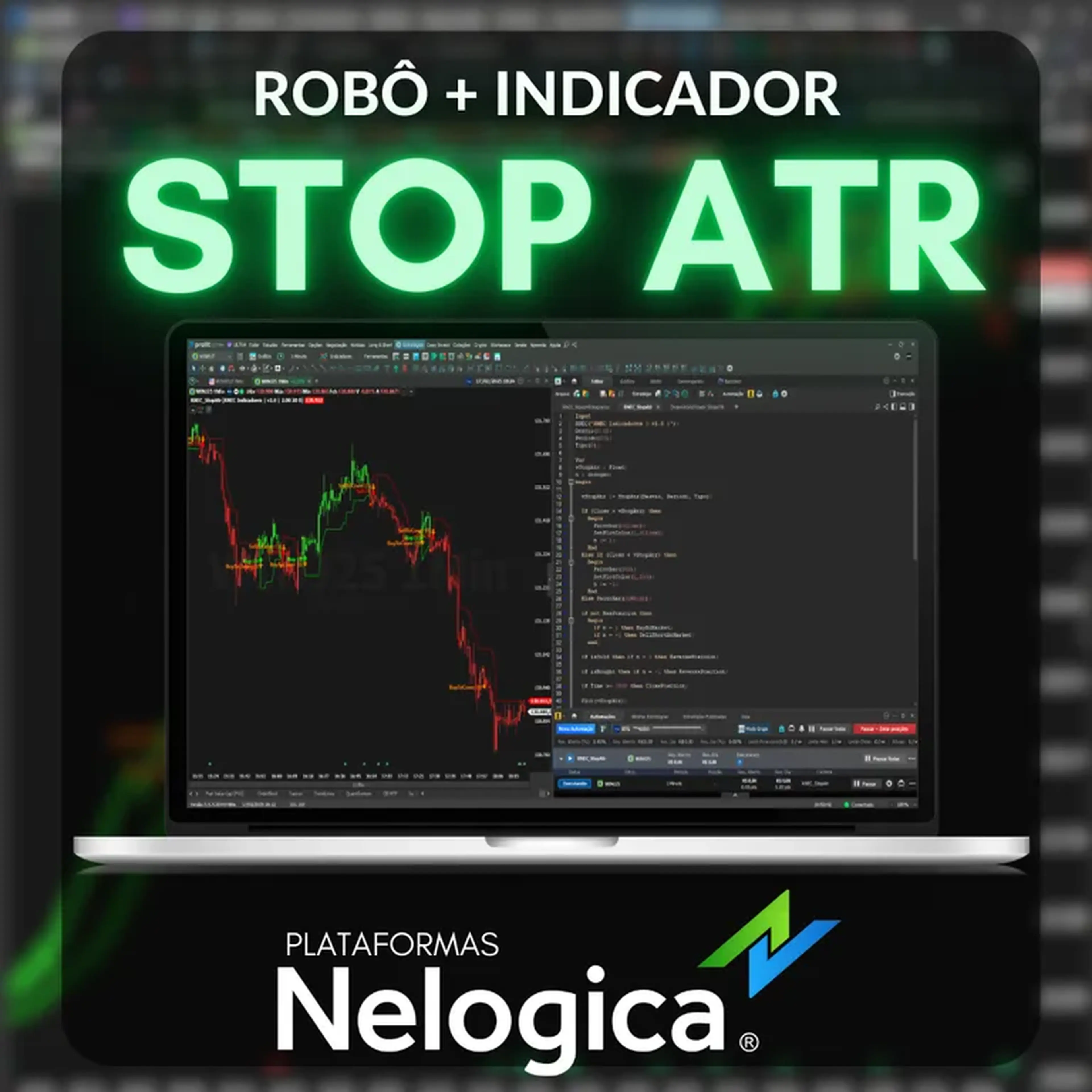 Robô + Indicador - Stop ATR imagem
