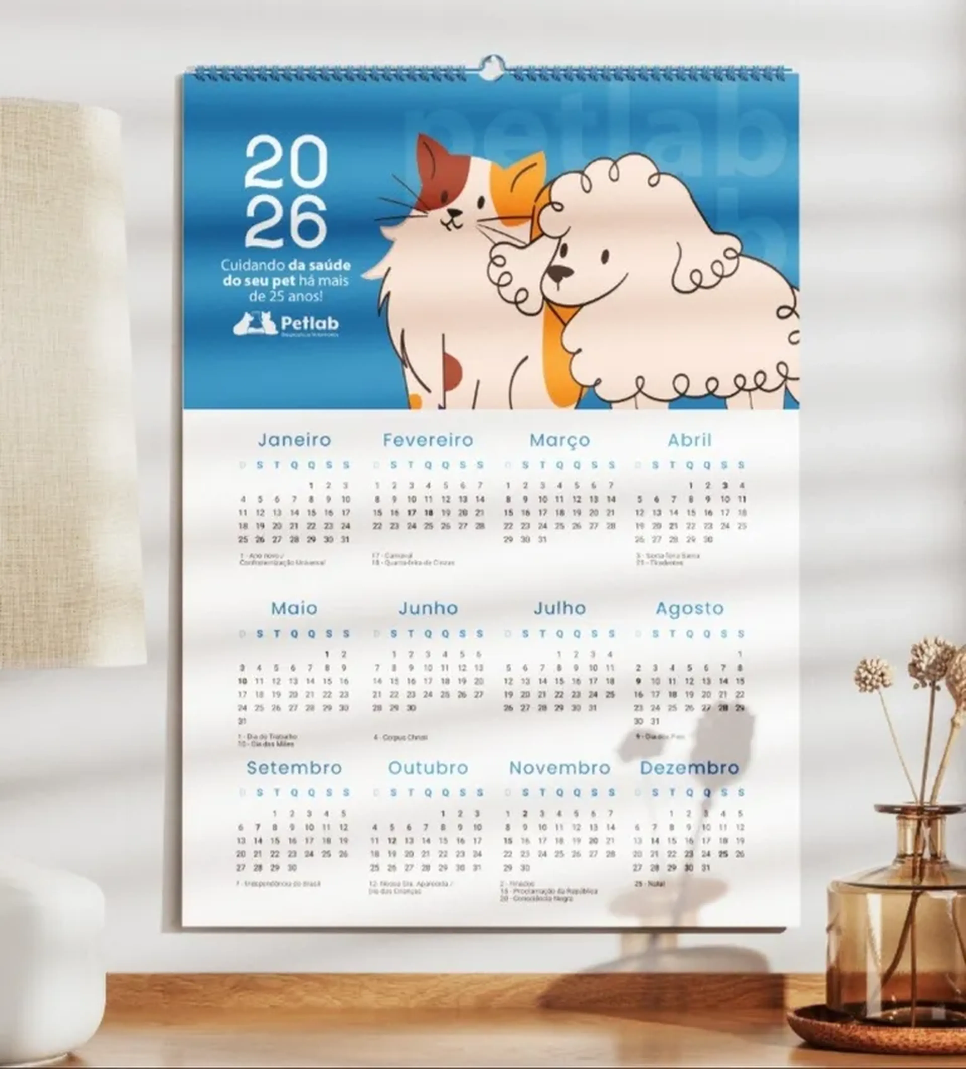 Calendário de Parede imagem