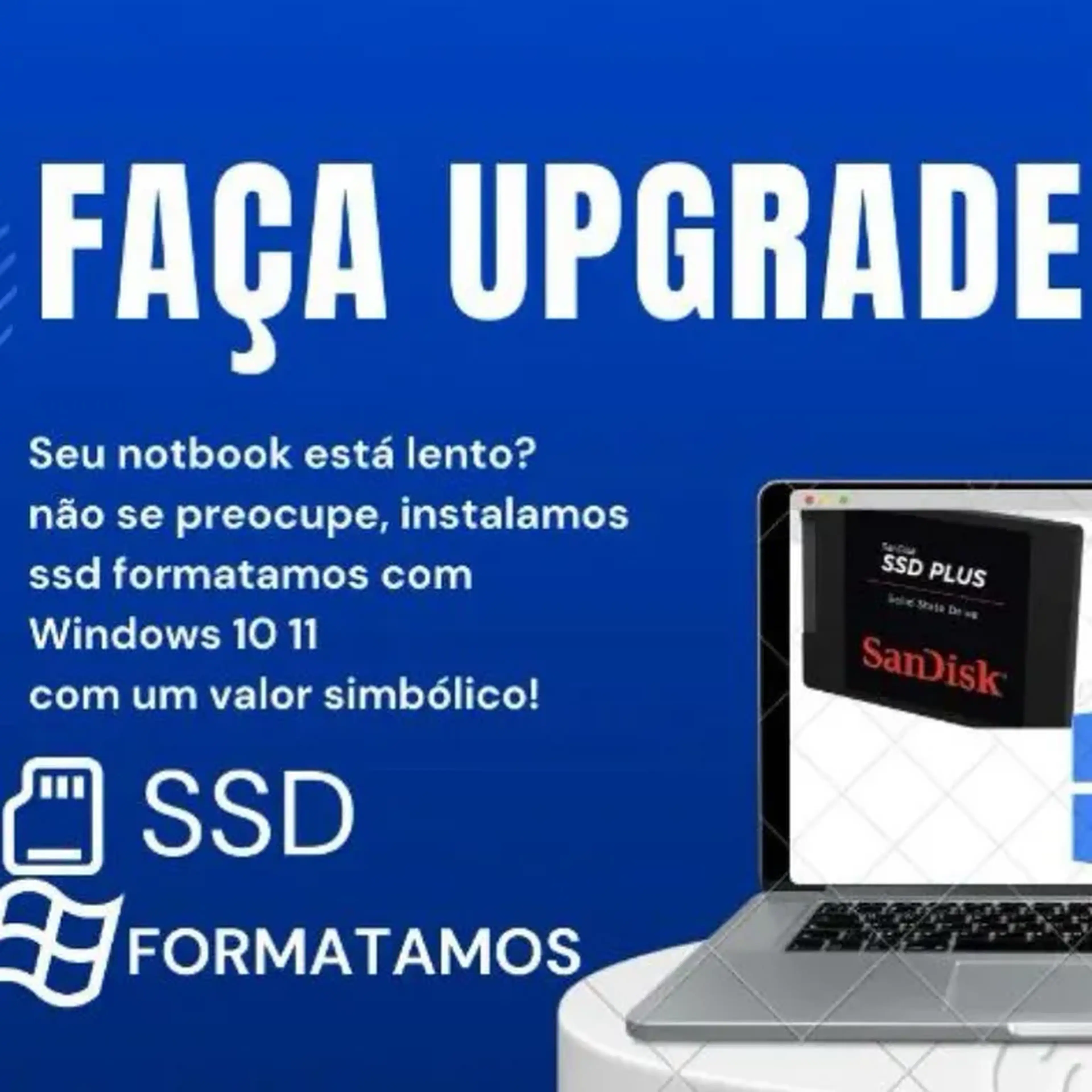 Formatação e instalação de SSD 240GB imagem