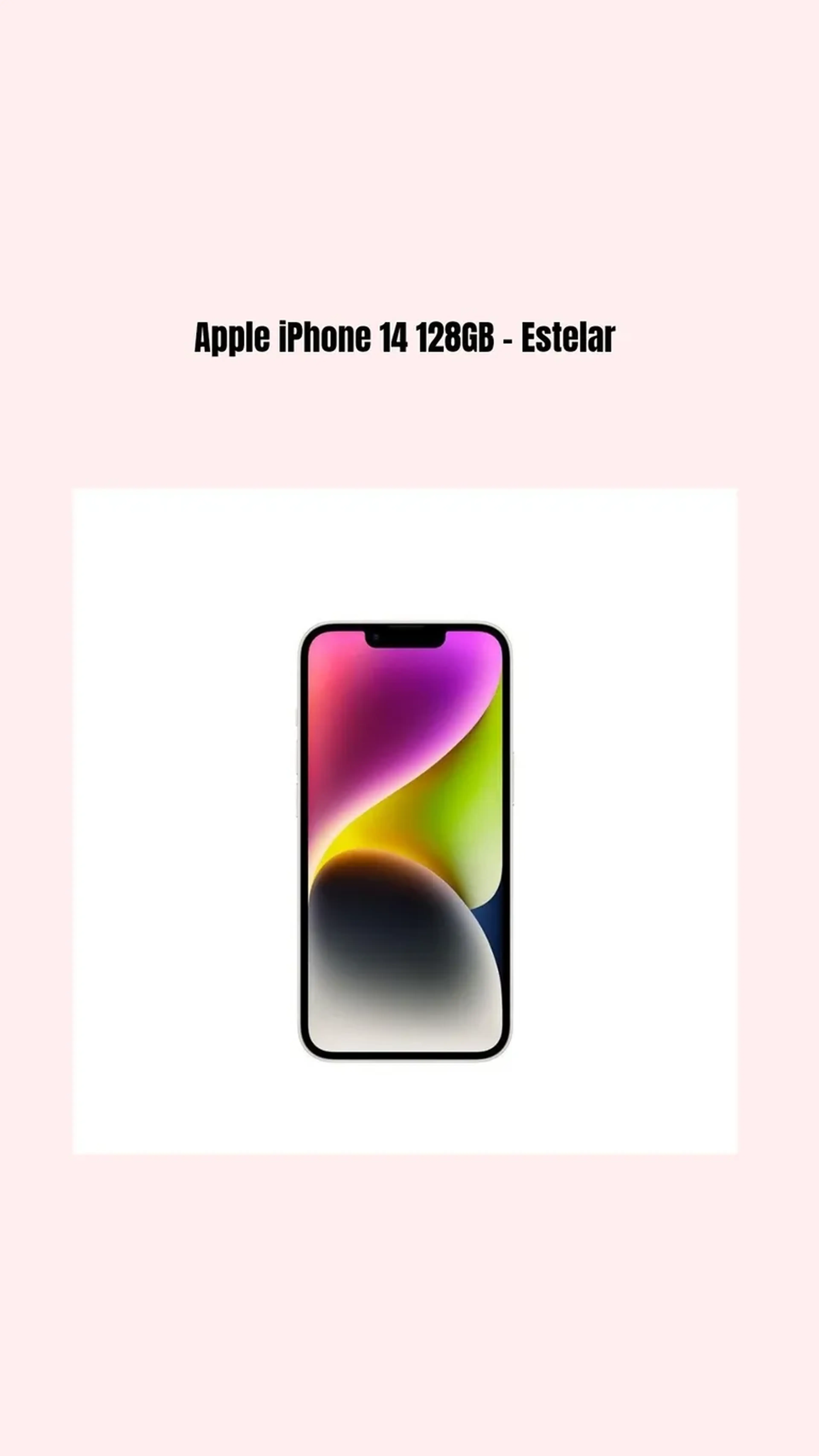 Apple iPhone 14 128GB - Estelar imagem