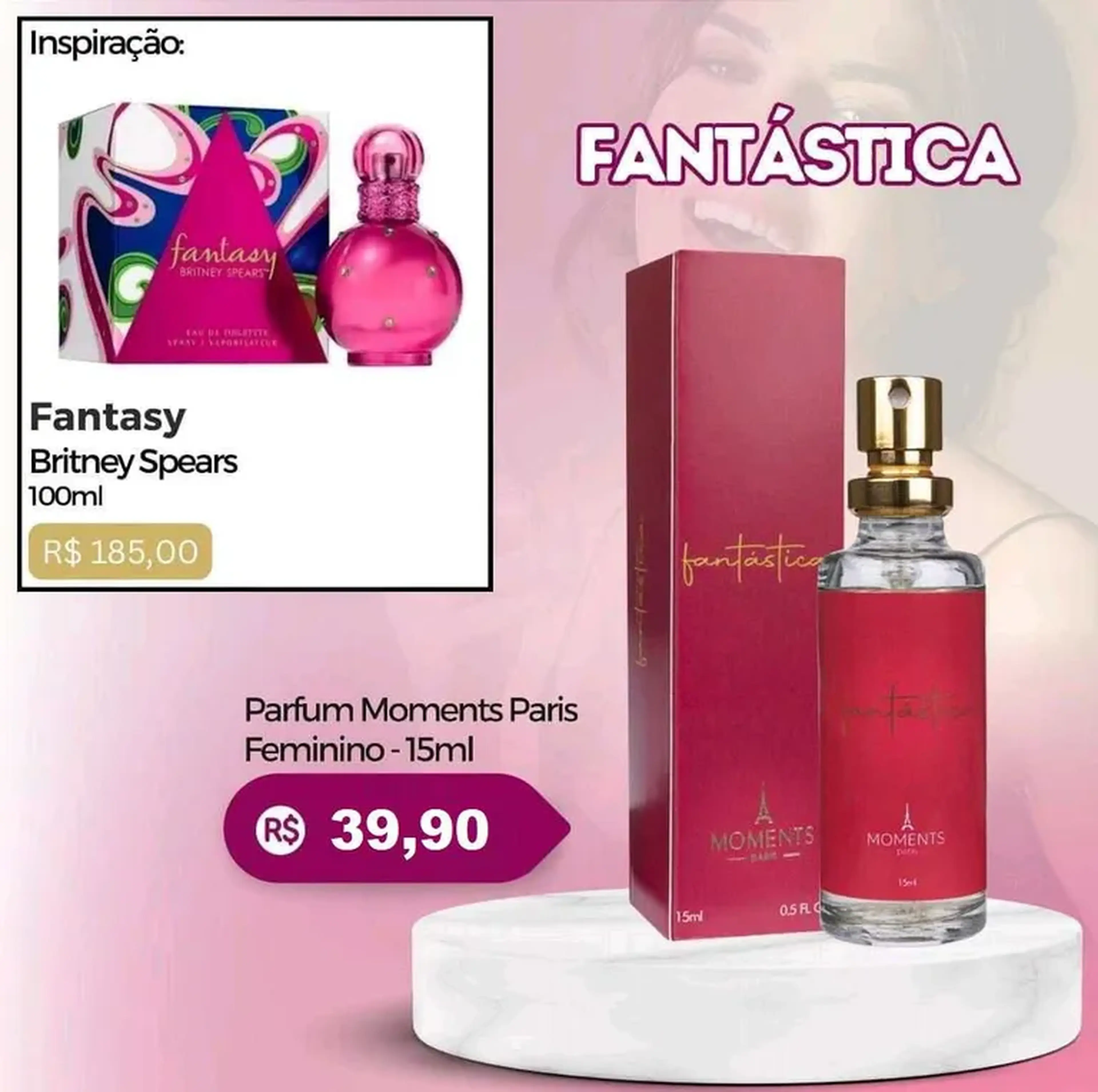 Perfume Feminino Fantástica 15ml imagem