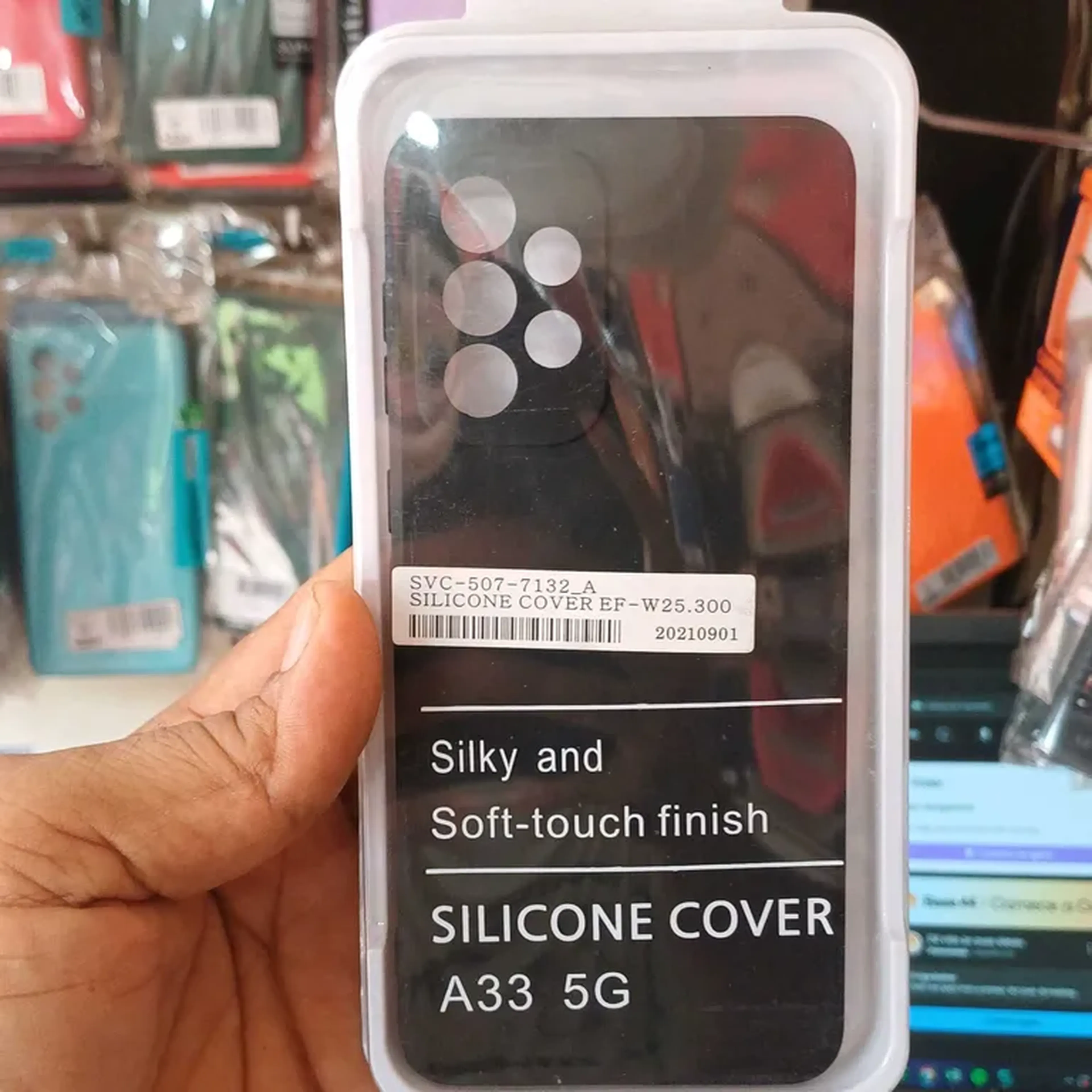 Capinha para Galaxy A33, Silicone Cover imagem