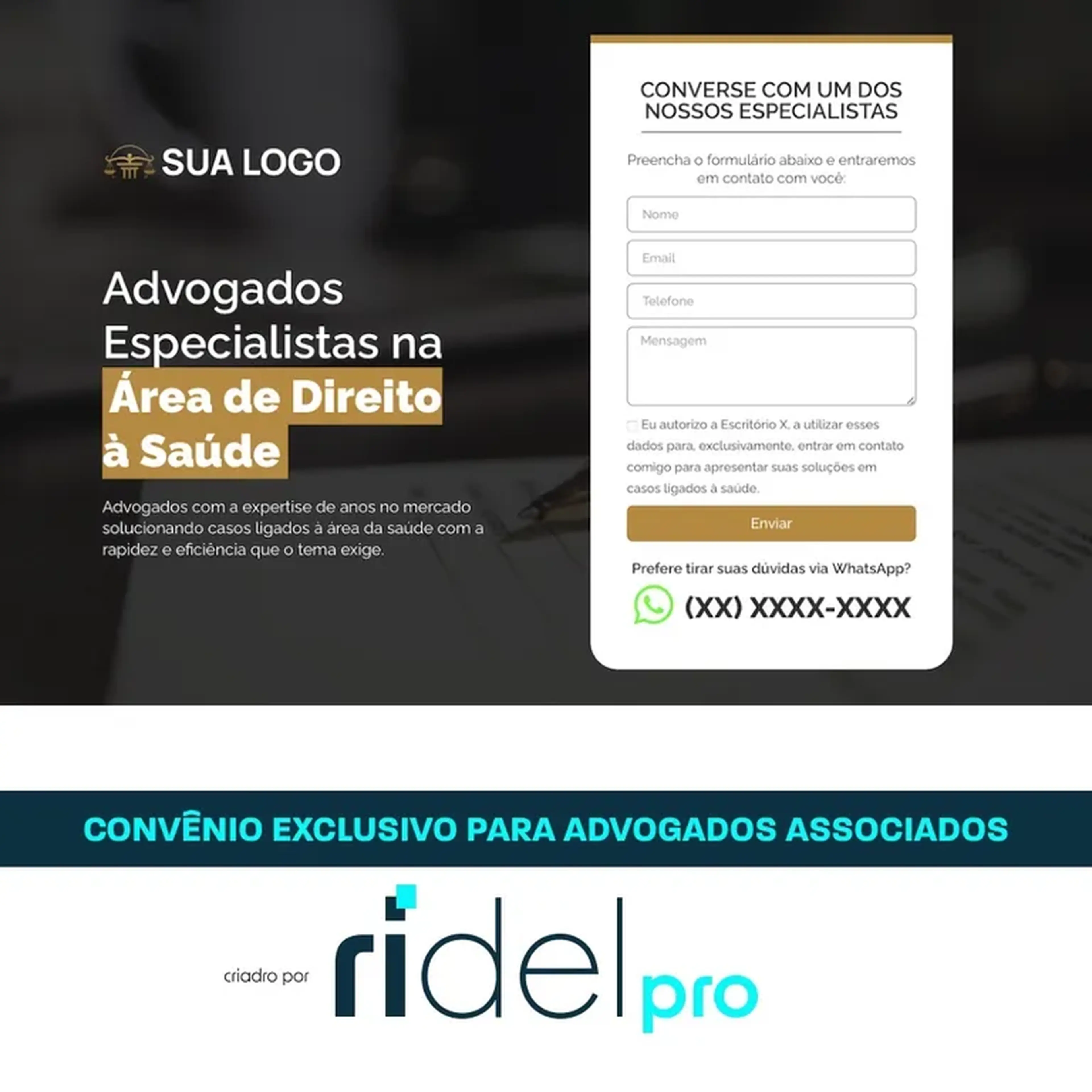 Landing Page Modelo 5 imagem