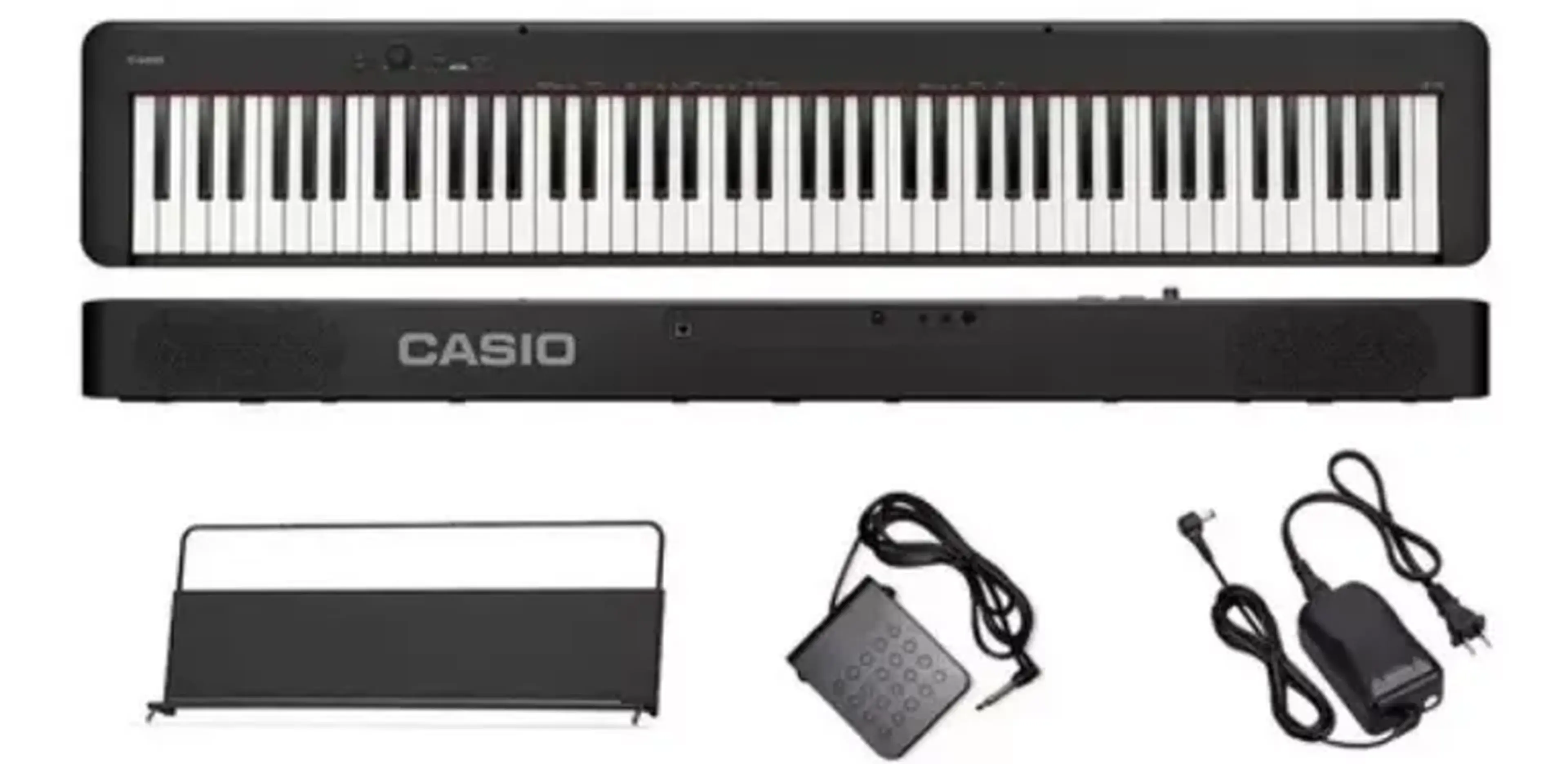 Piano Casio Cdp-s90bkc2-br Stage Digital 88 Teclas Pesadas Volta imagem