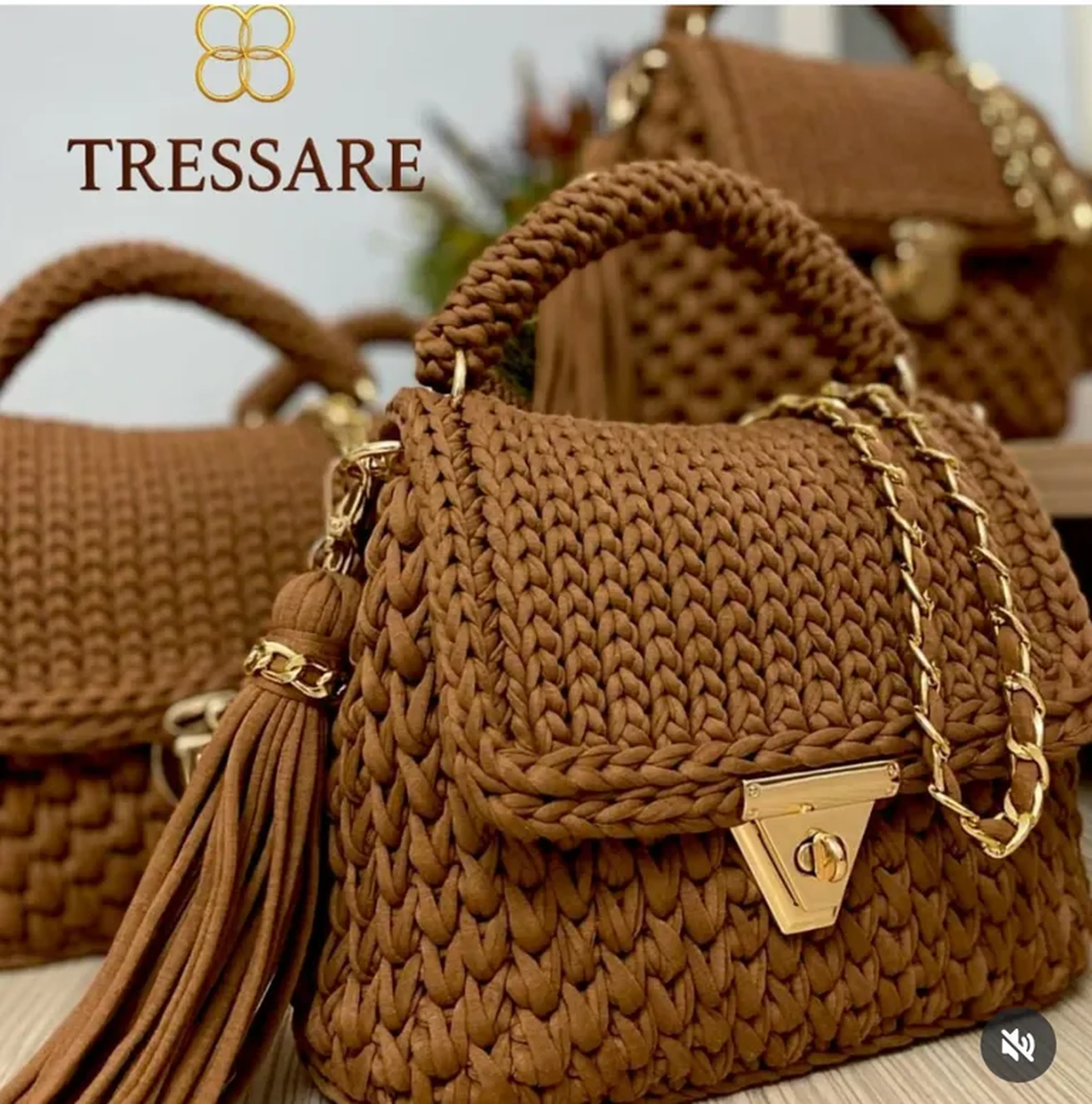 BOLSA ALICE – COR CARAMELO DOURADO - Golden Sunset – Edição Li imagem