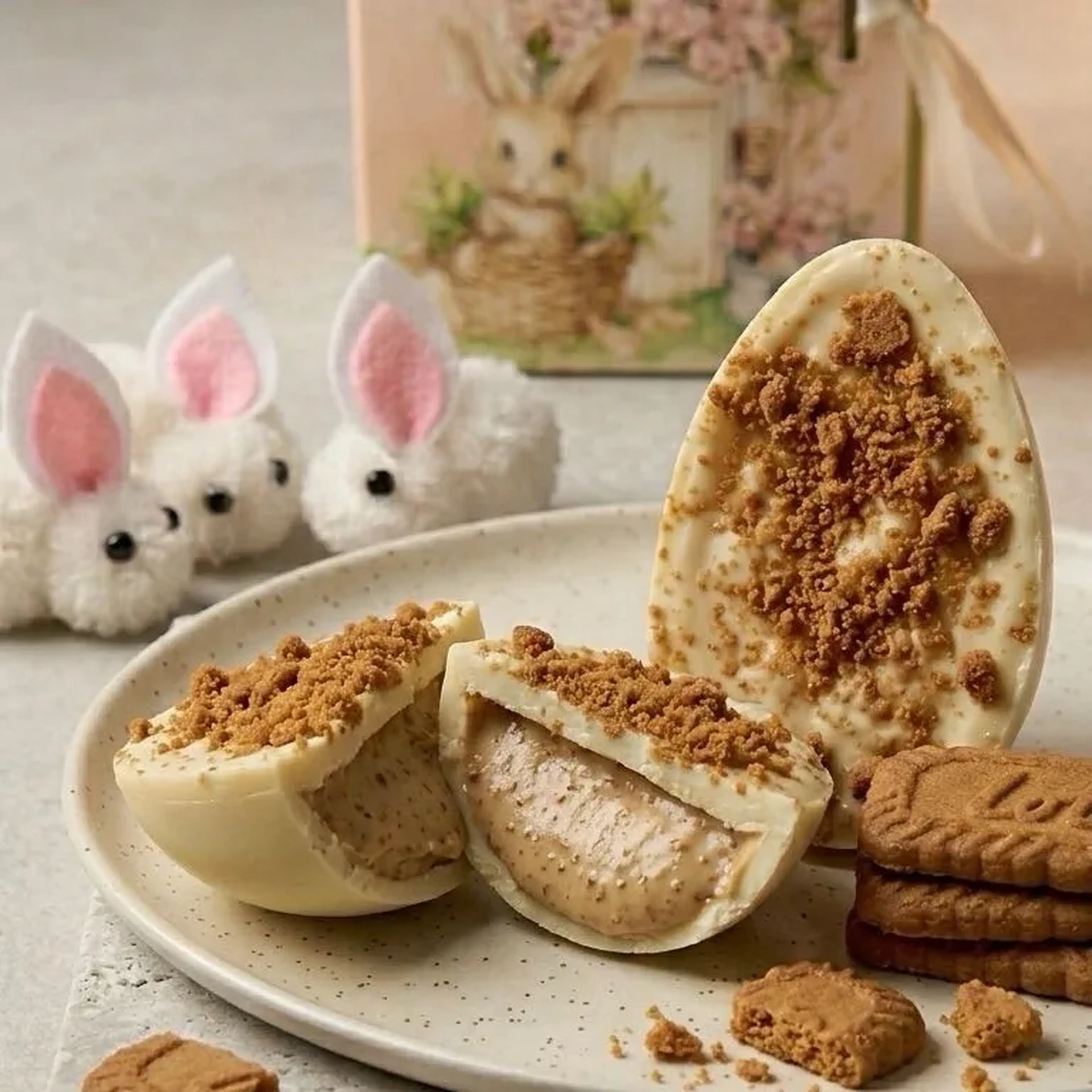 Ovo de Biscoff - Zero Açúcar Lactose imagem