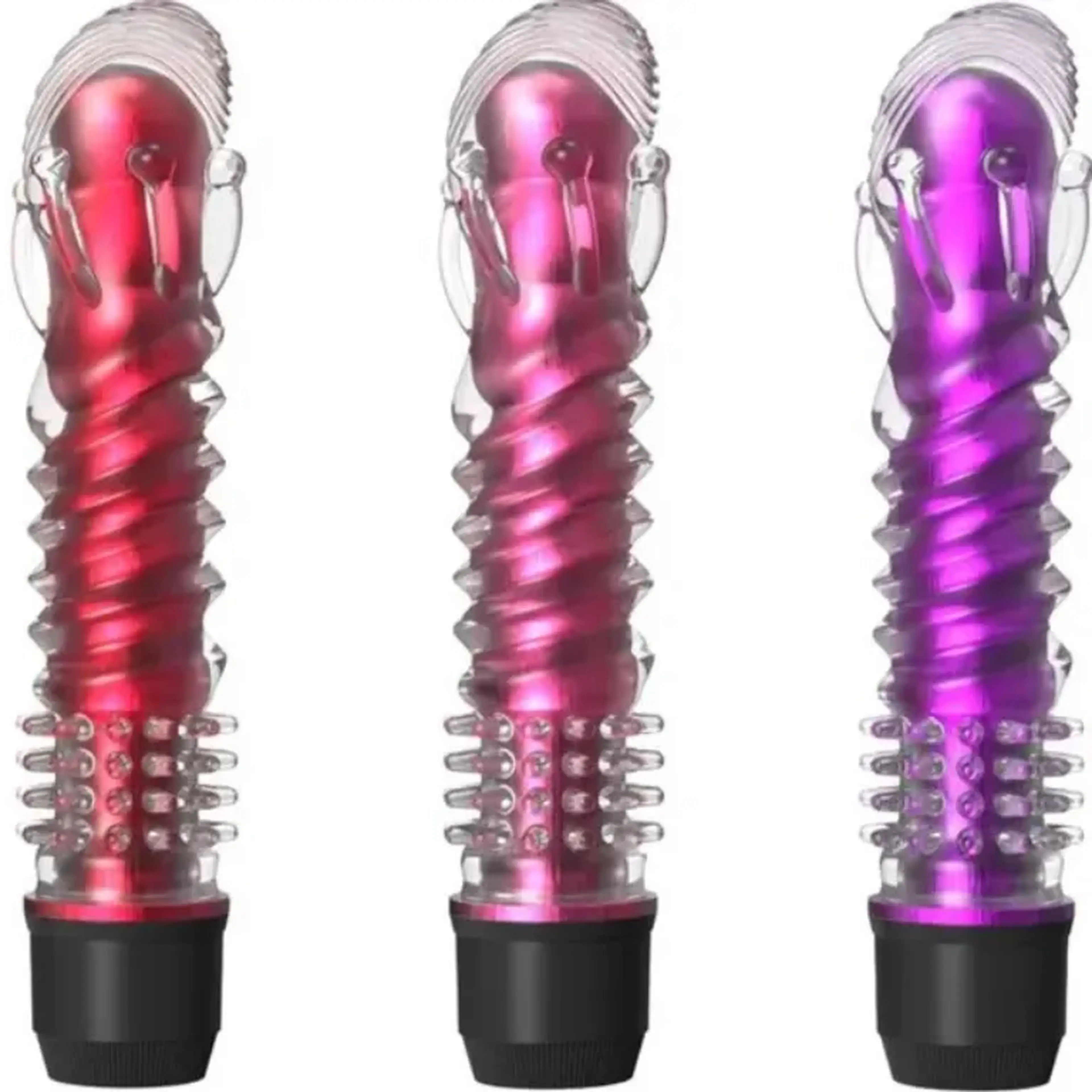 Vibrador Personal Com Textura Escalonada imagem