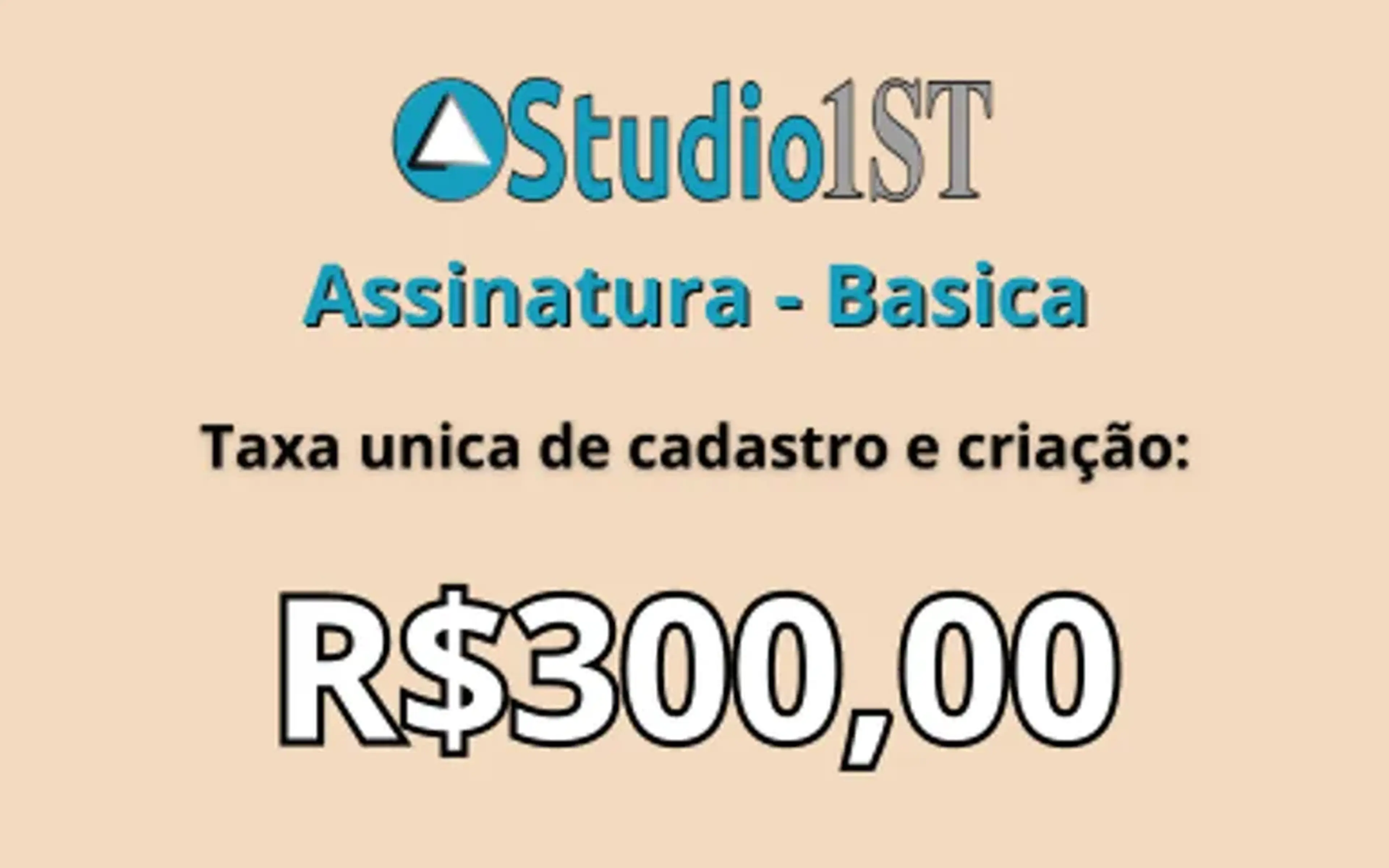 Assinatura Plano Básico Studio1st. imagem