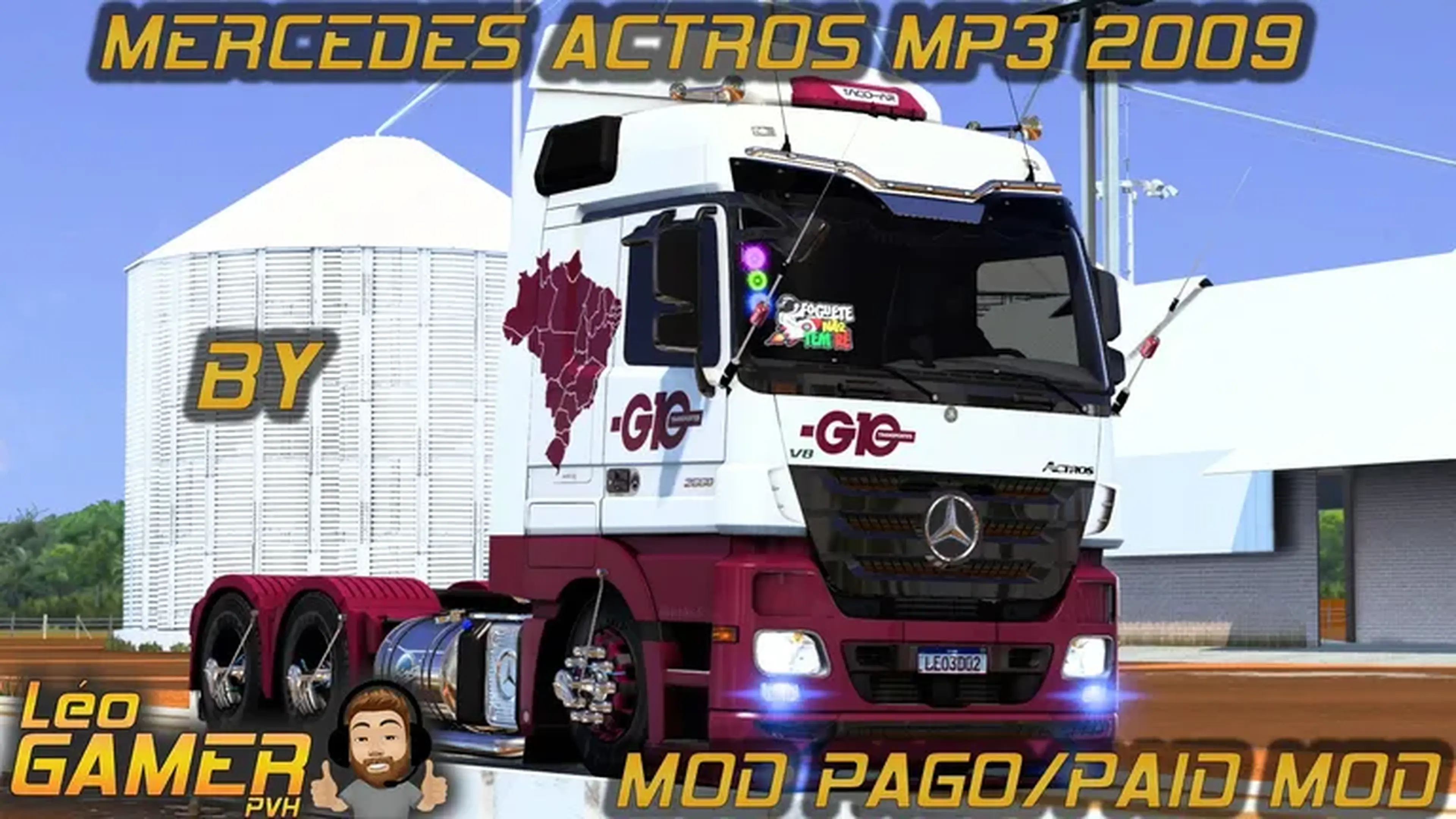 MERCEDES ACTROS MP3 2009 BY LEO GAMER PVH imagem