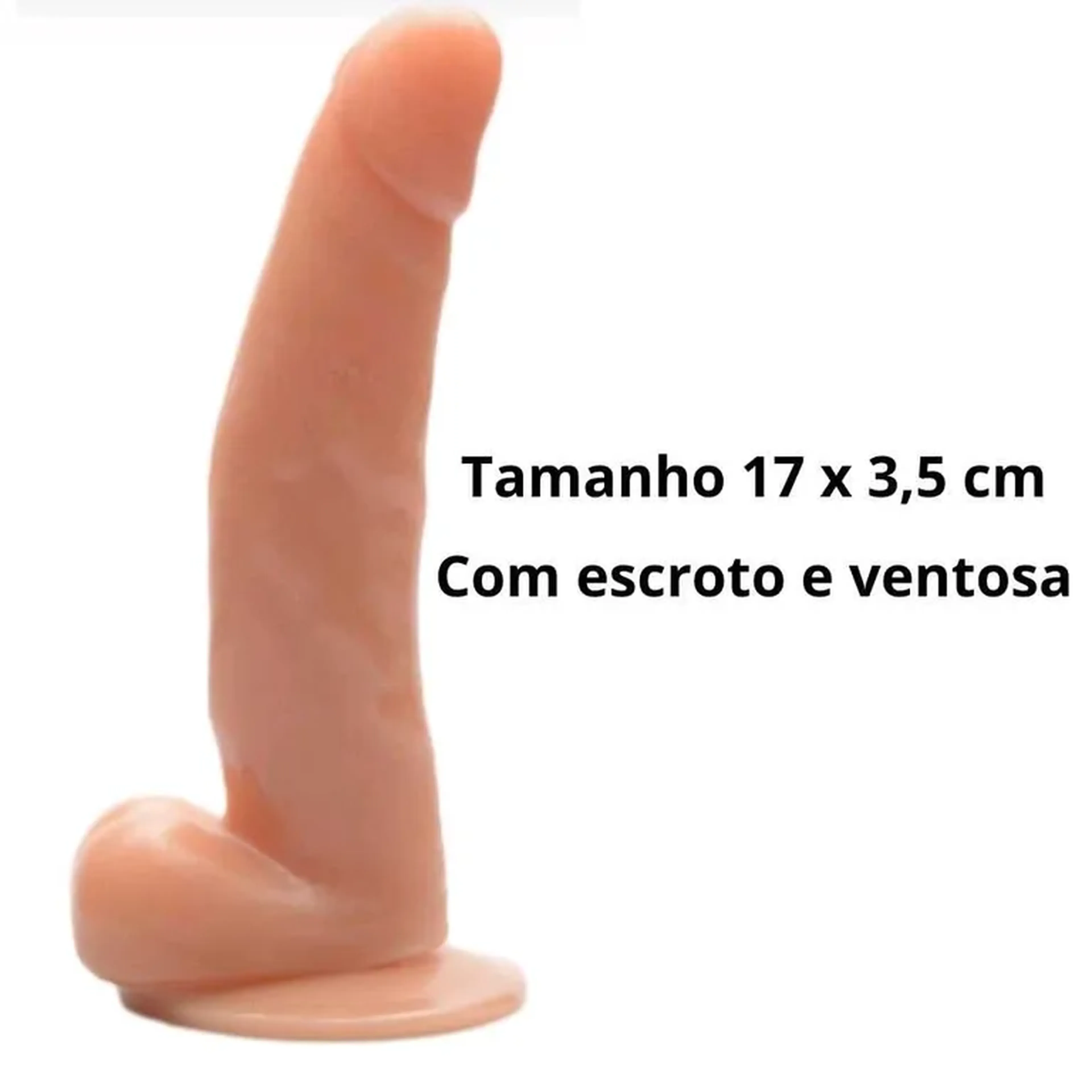 Prótese com escroto - 17 x 3,5 cm imagem