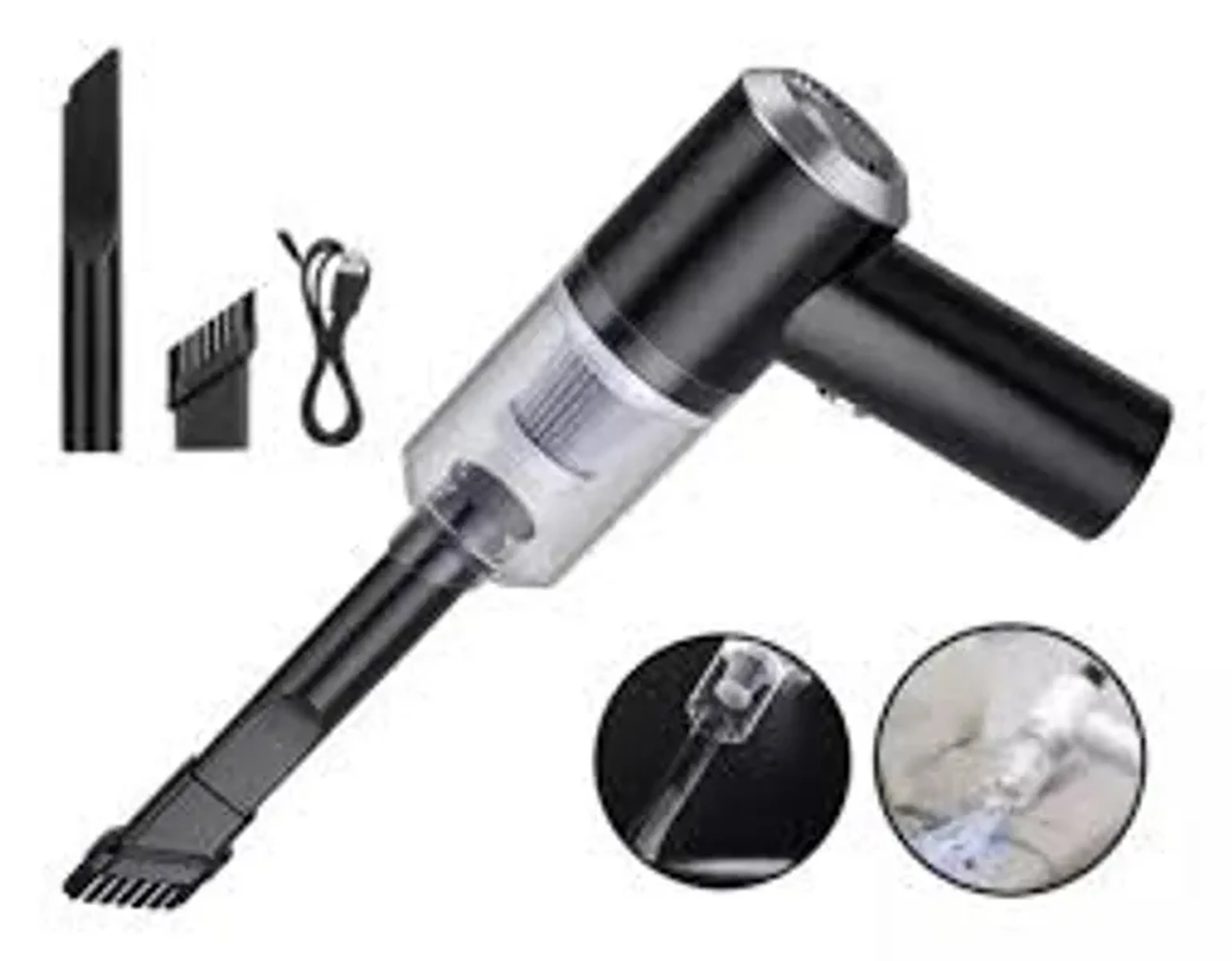 Mini Aspirador Portátil TurboClean™ — Potência na Palma da Mão imagem