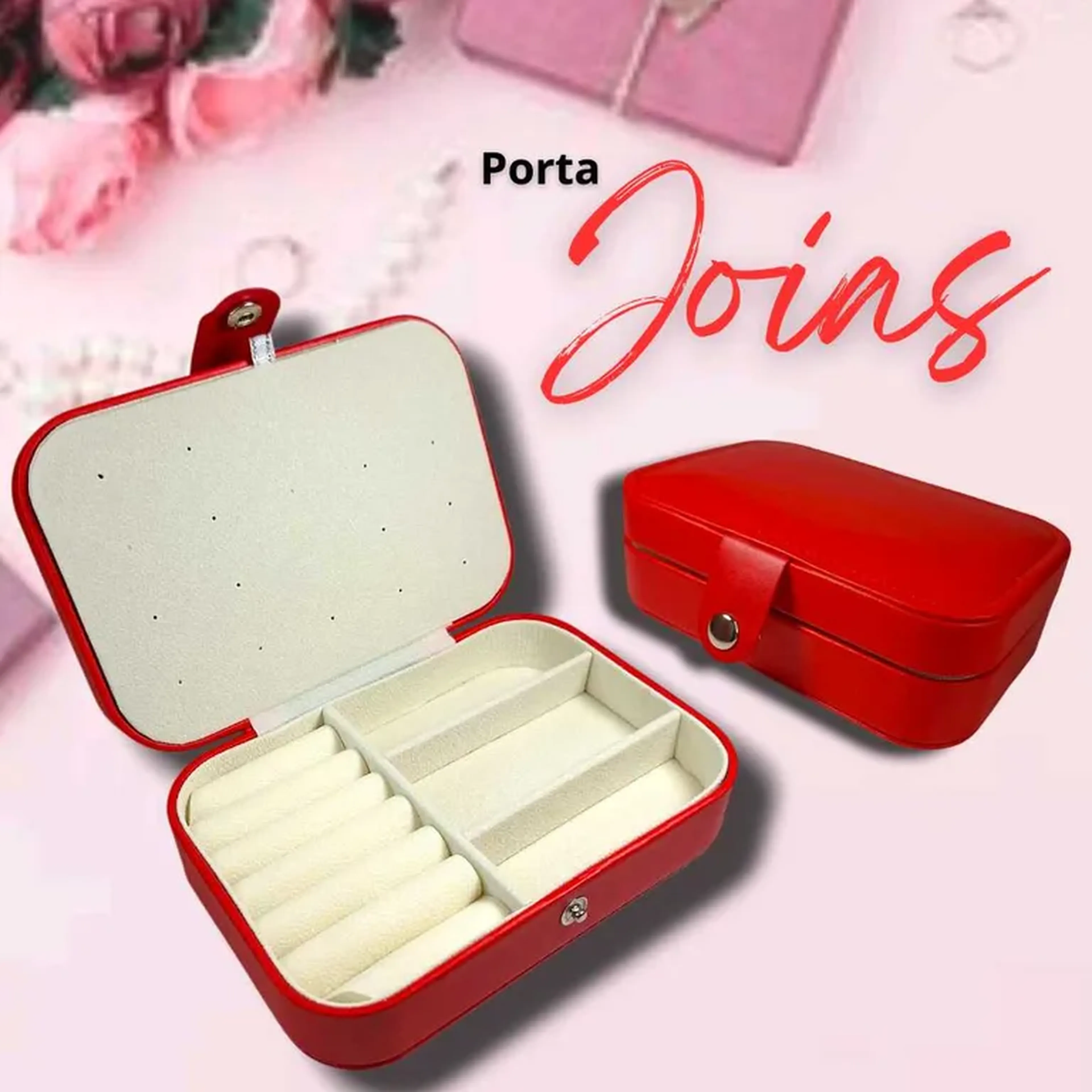 Porta Joias Médio 3 Repartições 121 imagem