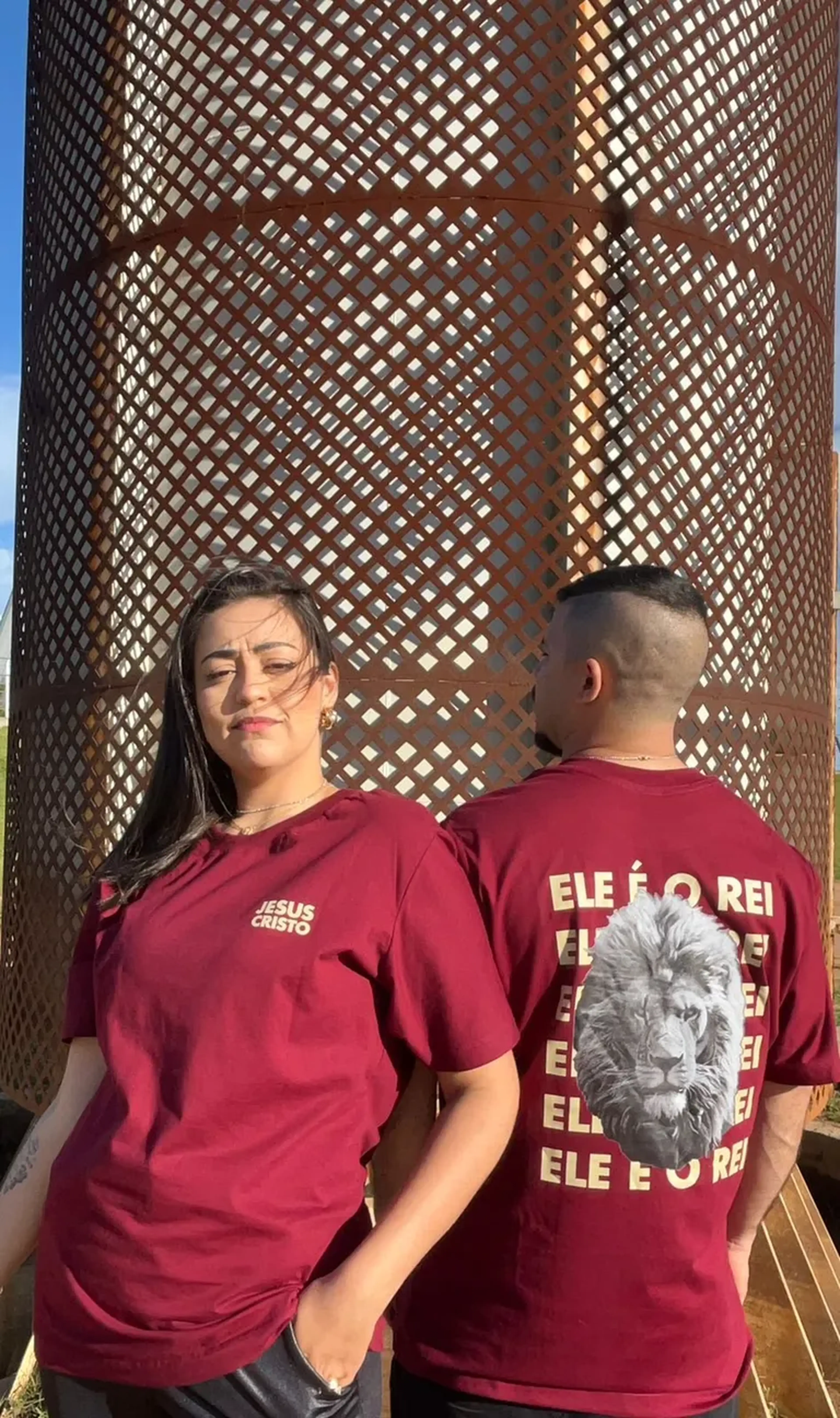 Camiseta Leão bordo imagem