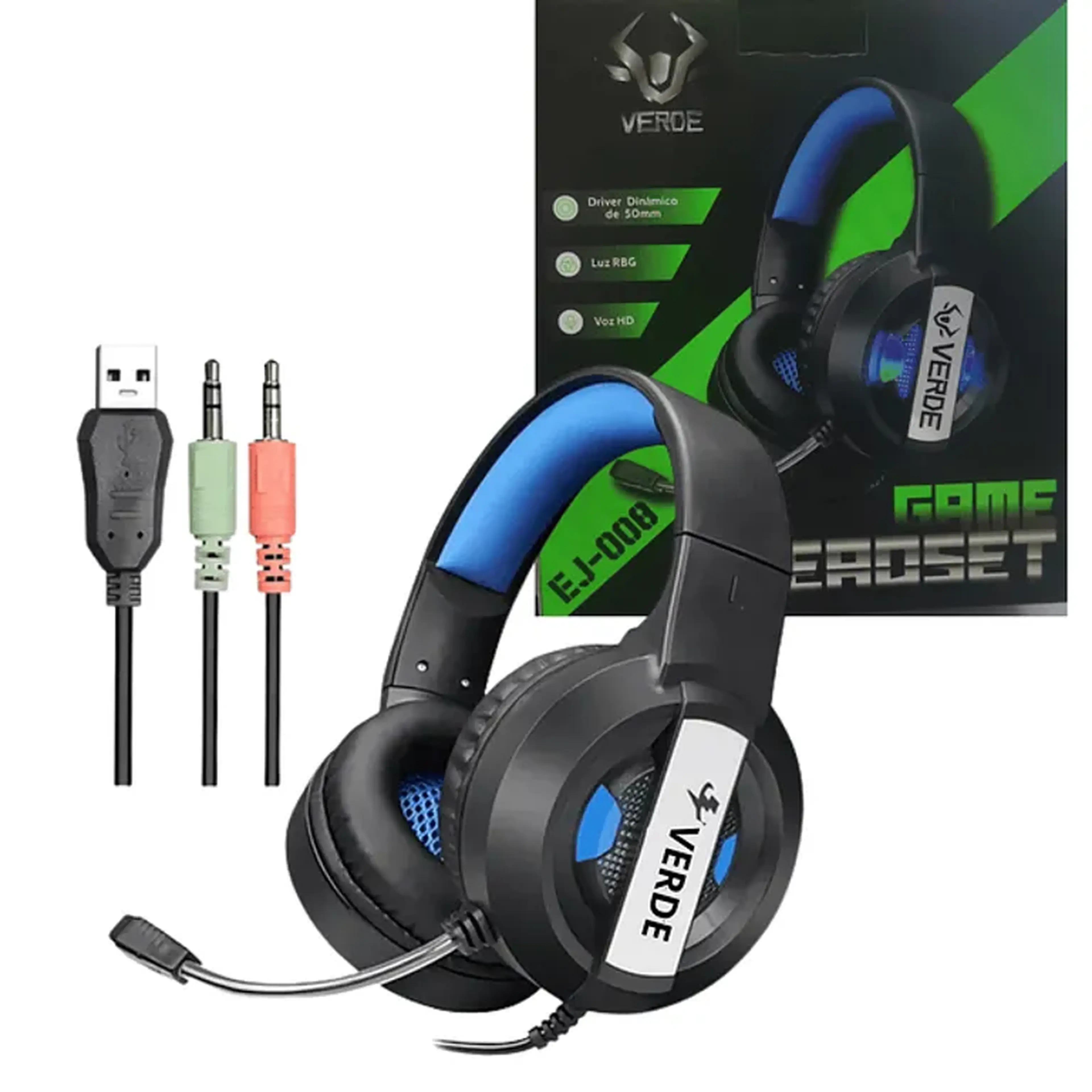 FONE GAMER PARA PC OU NOTEBOOK MICROFONE E FILTRO DE RUÍDO imagem