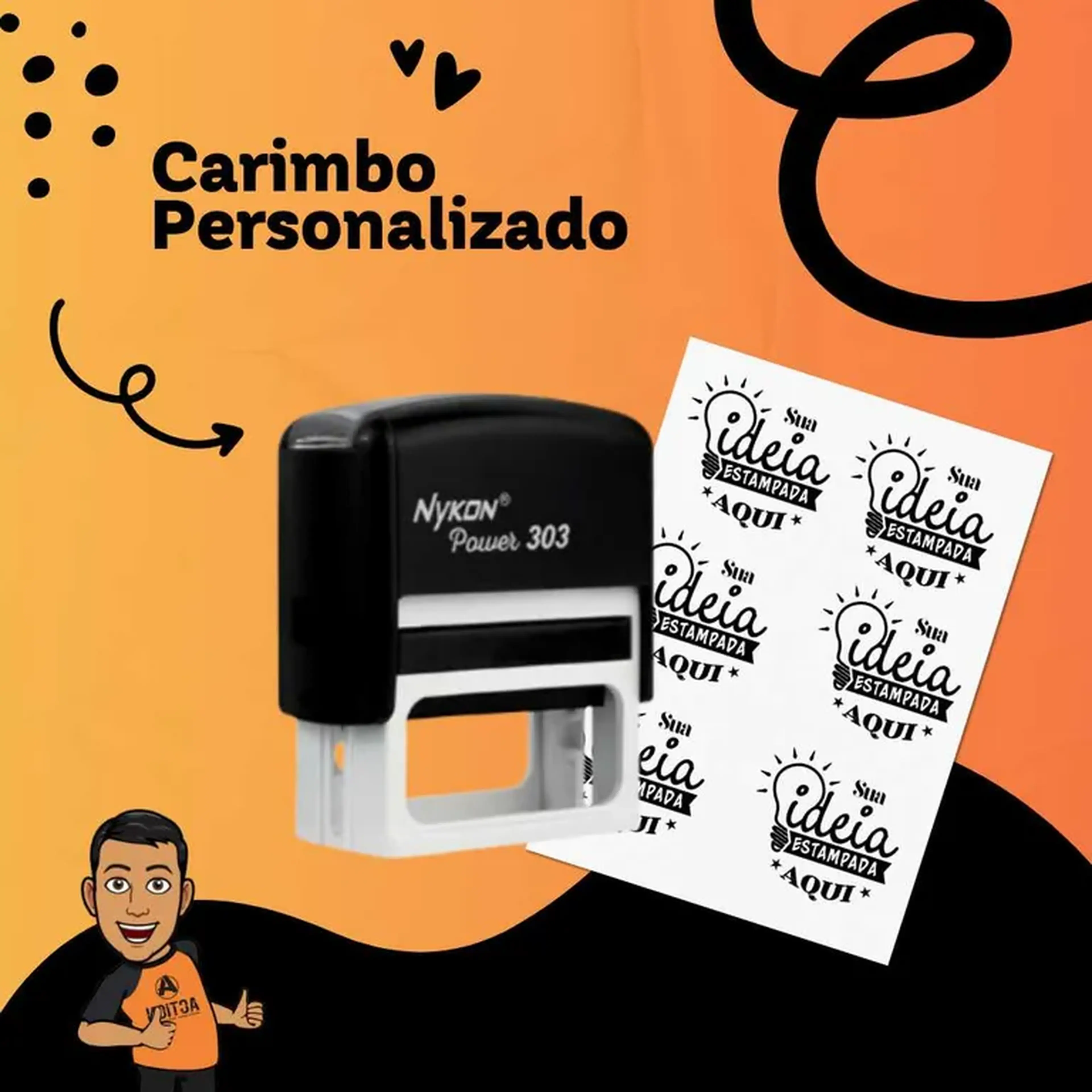 Carimbo Nykon 302 imagem