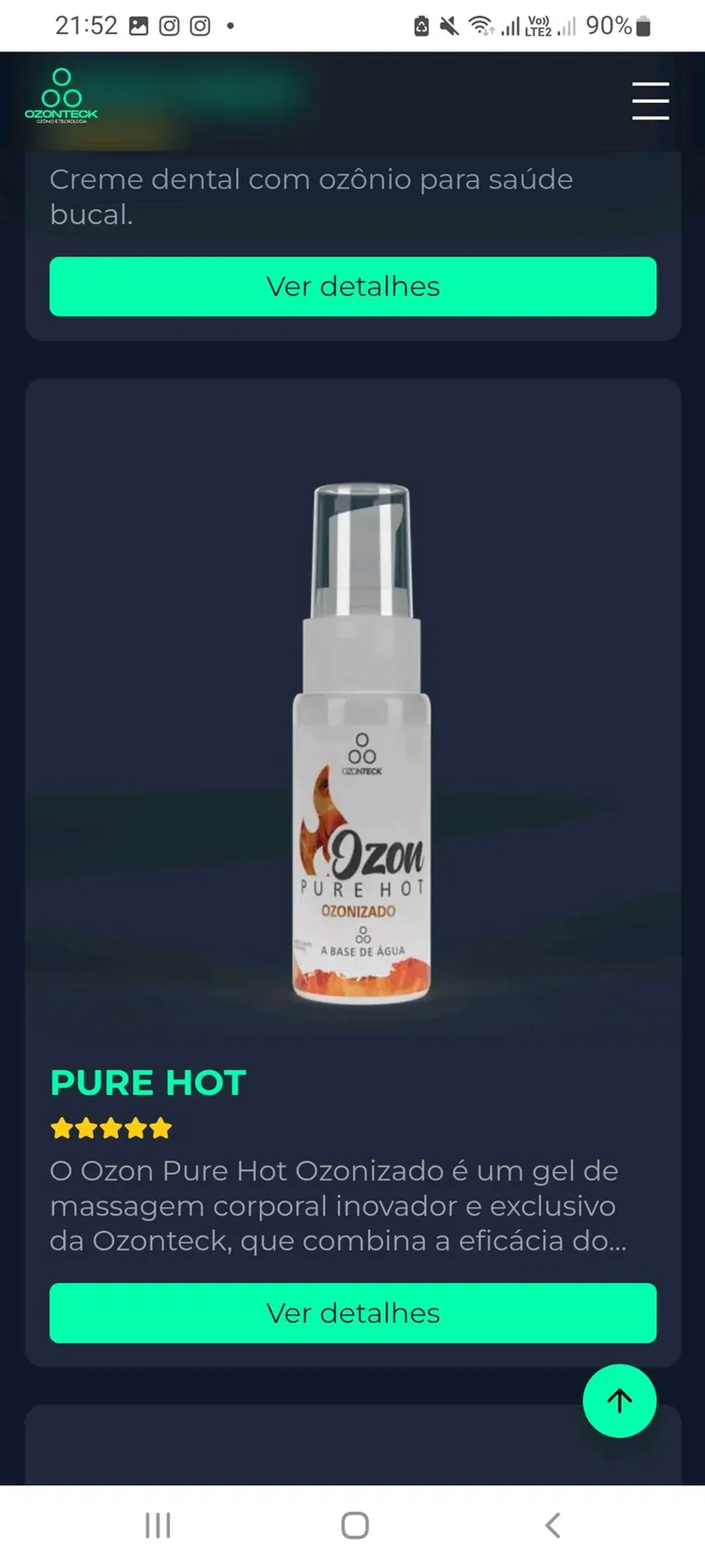 Pure Hot Ozonizado imagem