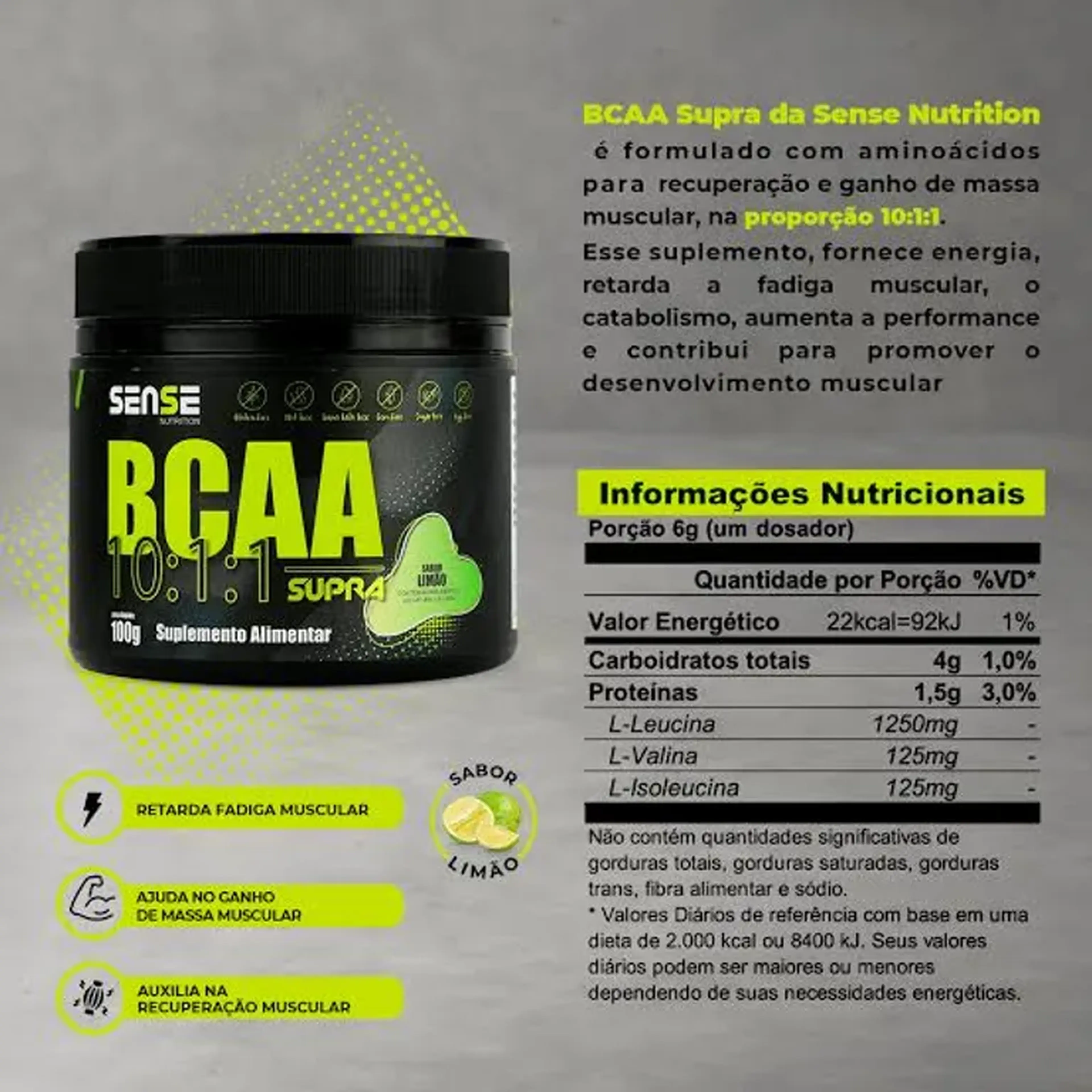 BCAA SUPRA imagem