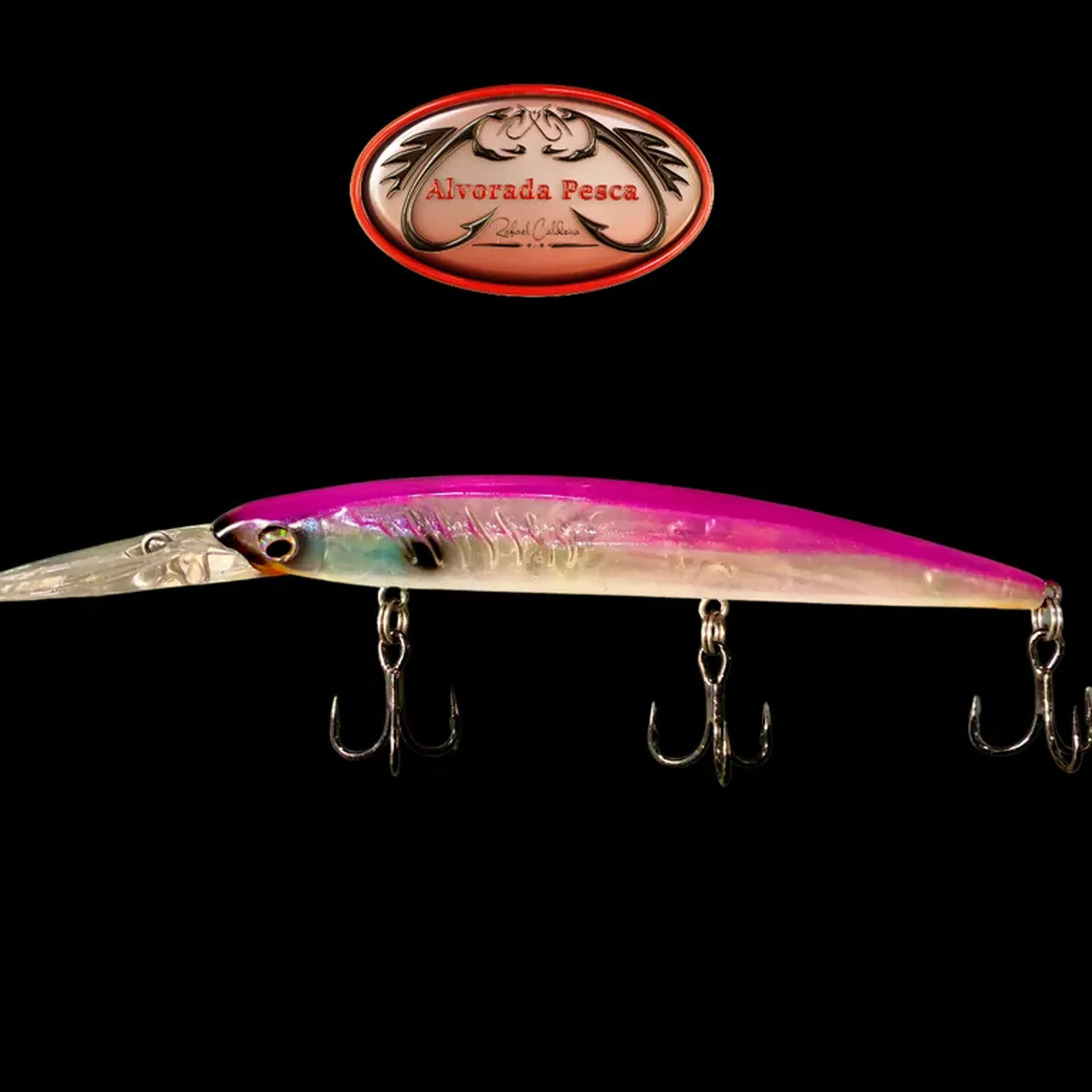 AVP-FF2 ( 140 mm em Rosa com Barriga Branca) imagem