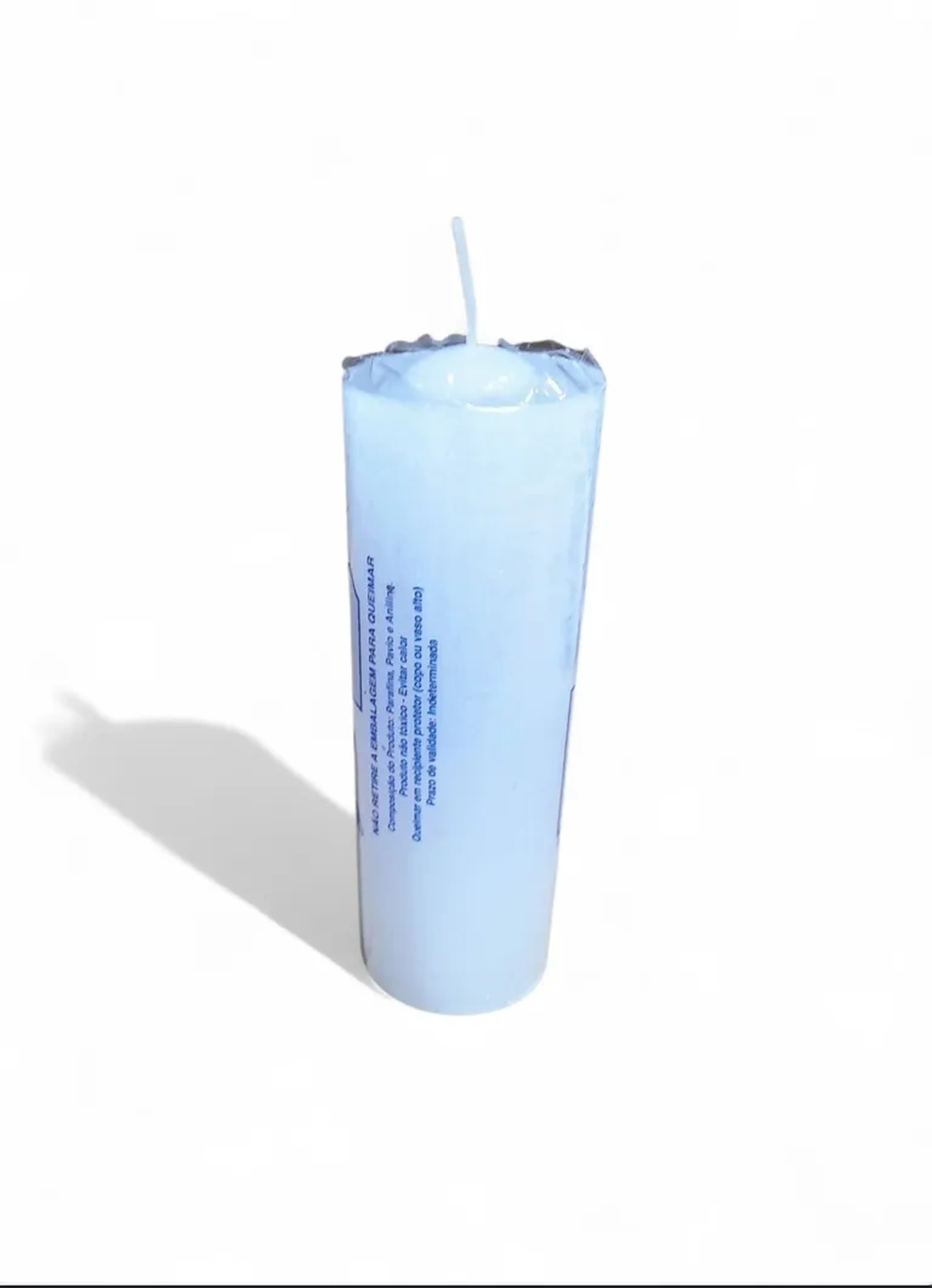 VELA COMBATE LUZ FINA 180g COR- BRANCA imagem