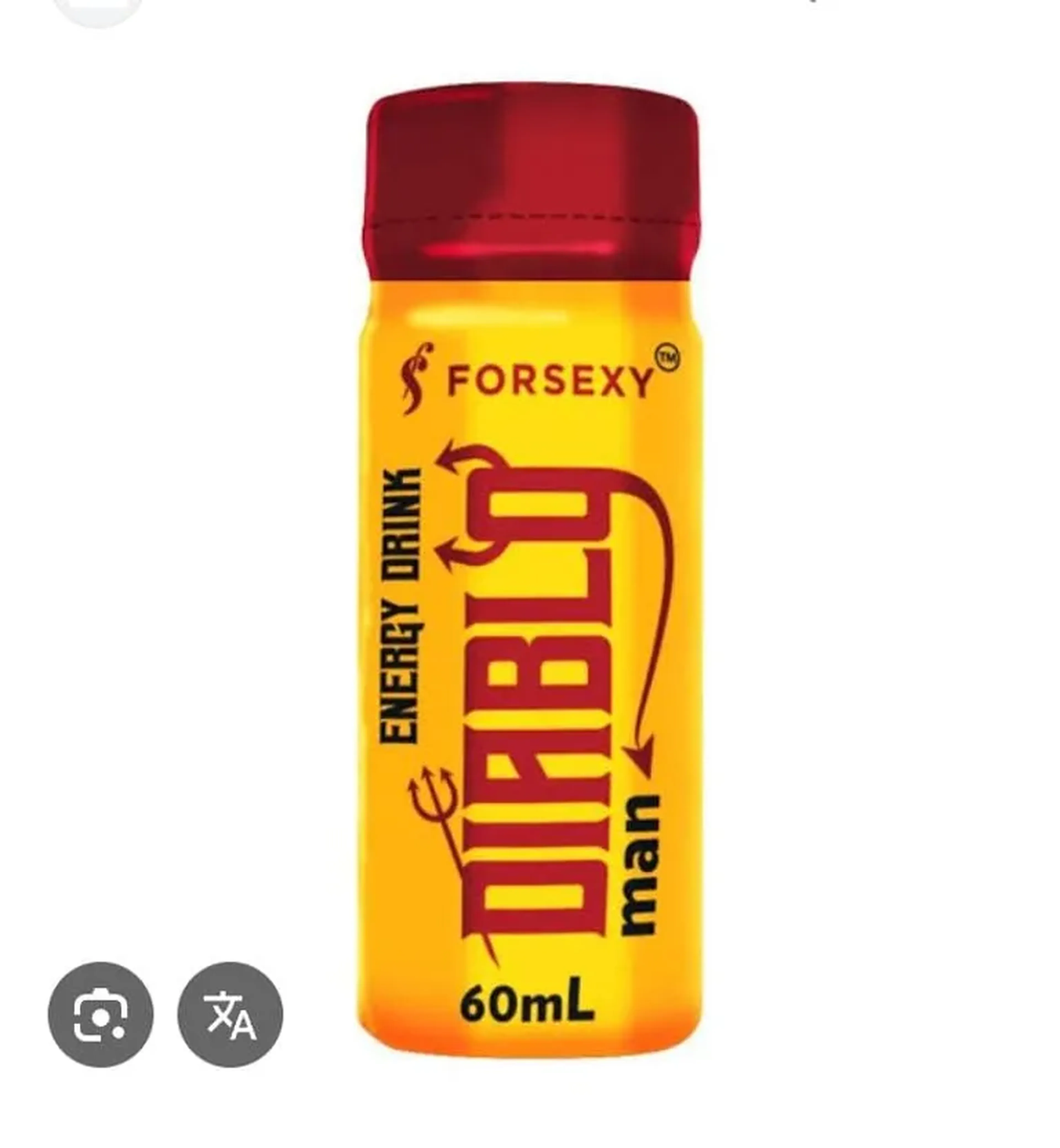 DIABLO MAN ENERGETICO CONCENTRADO 60ML - FORSEXY imagem