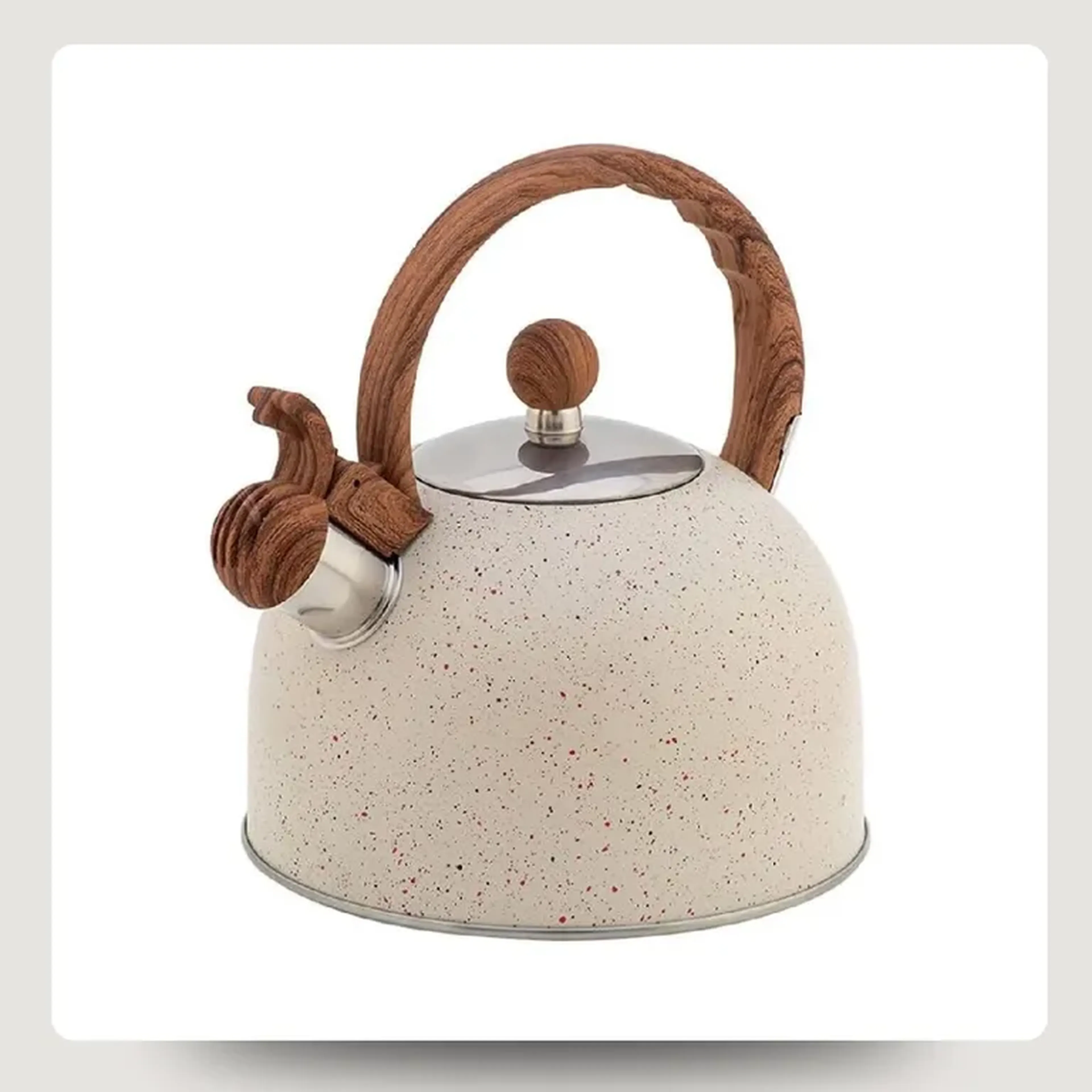 Chaleira Inox Cerâmica Com Apito 2l Indução imagem