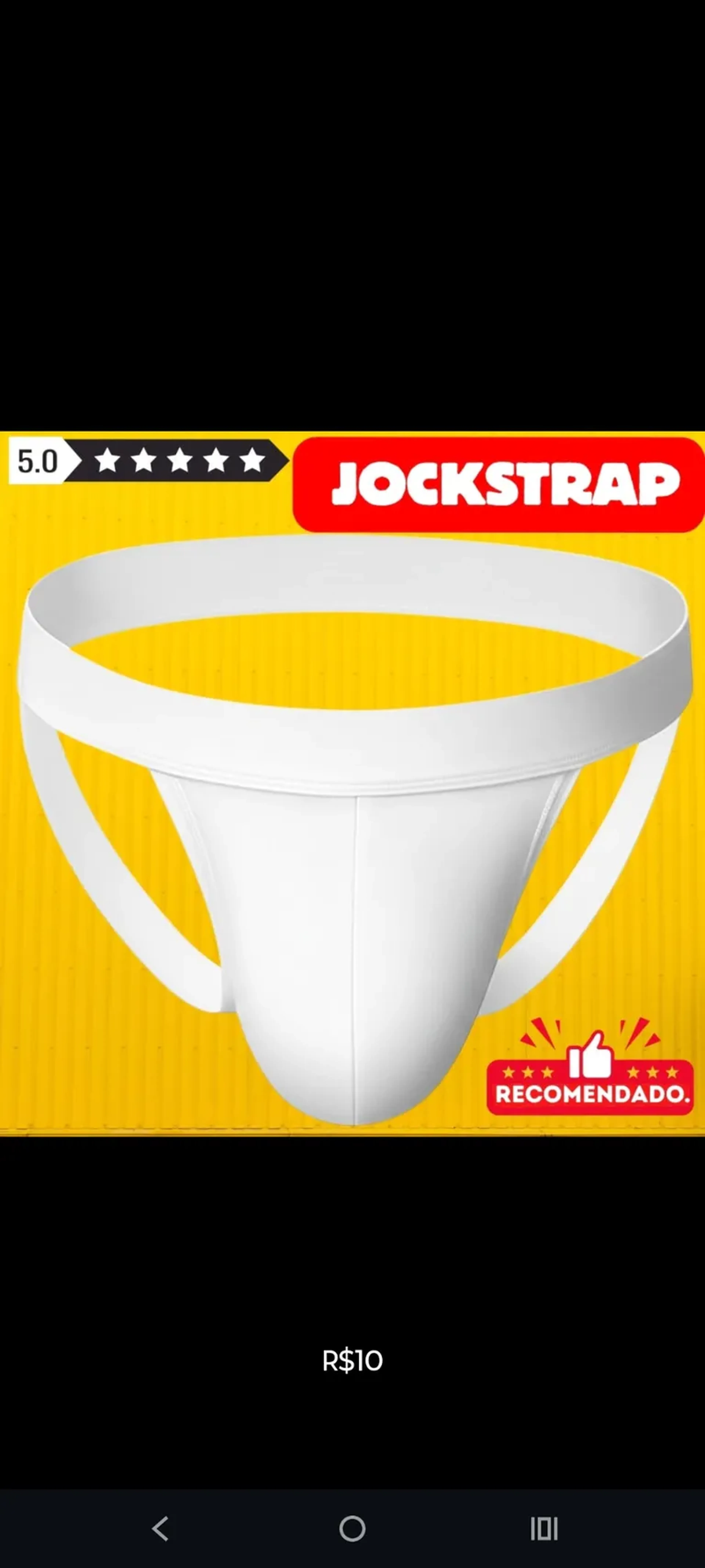 Cueca Jockstrap B por tamanho imagem