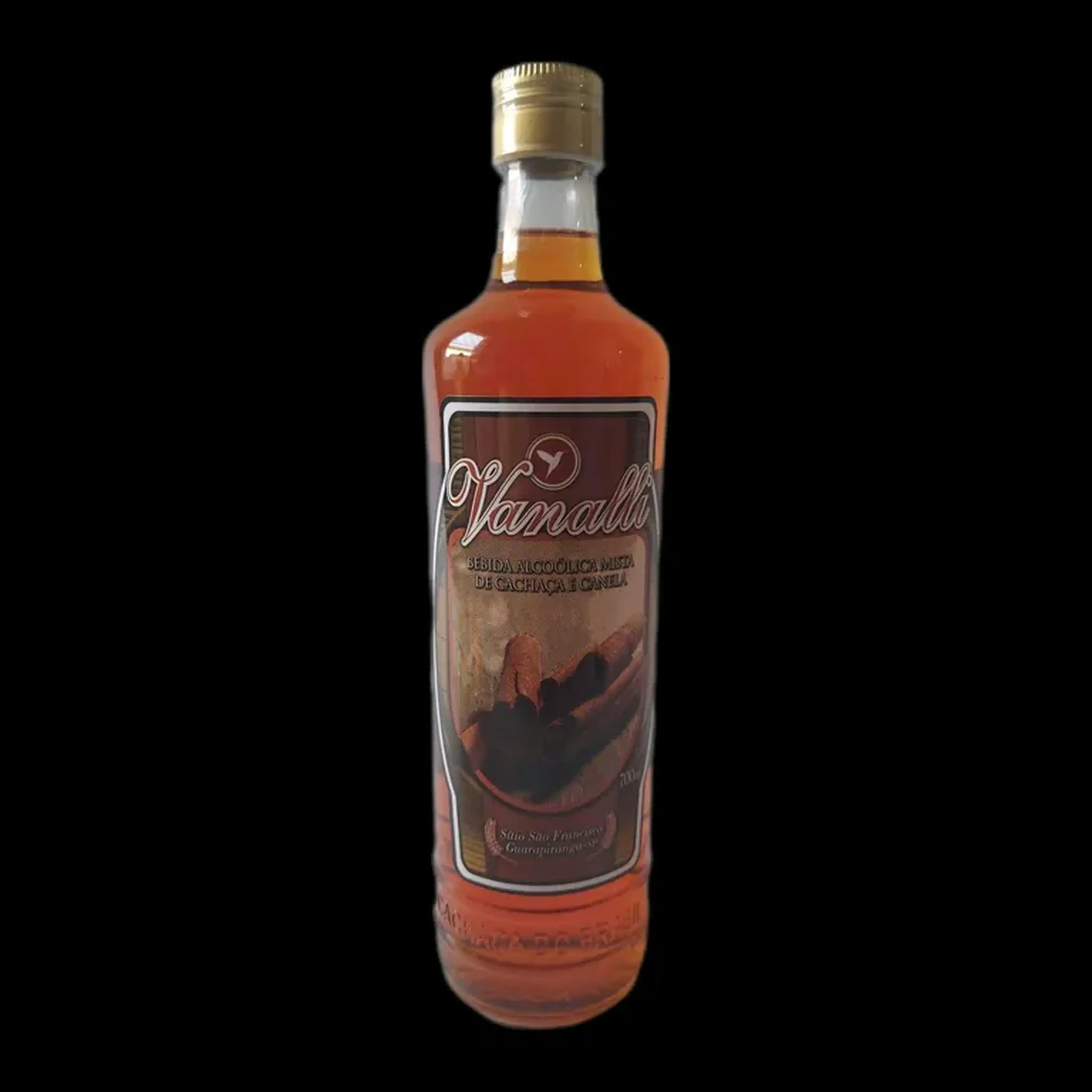 Bebida Alcoólica Mista Cachaça e Canela Vanalli - 700 ml imagem