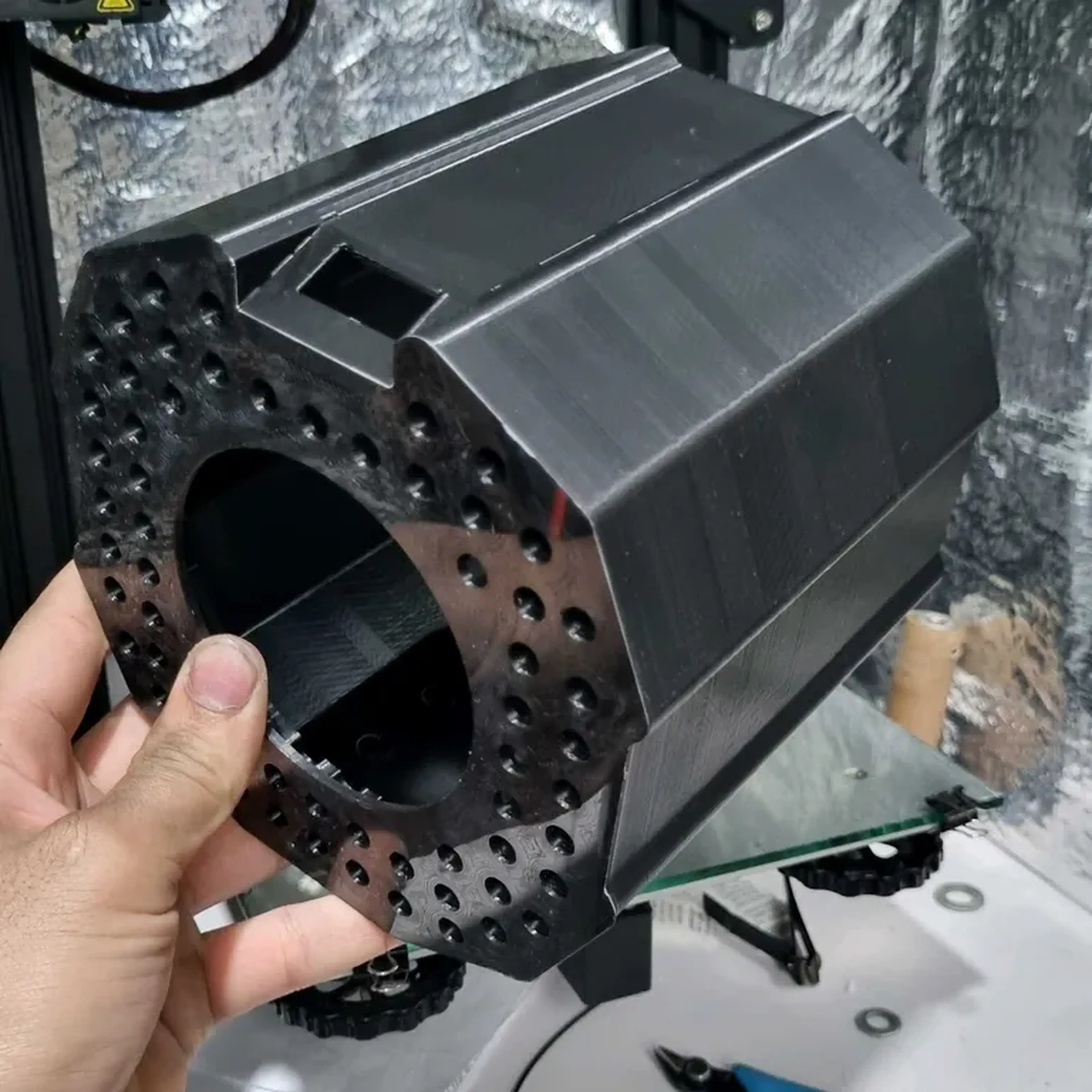 Case com cubo e todos os suportes imagem