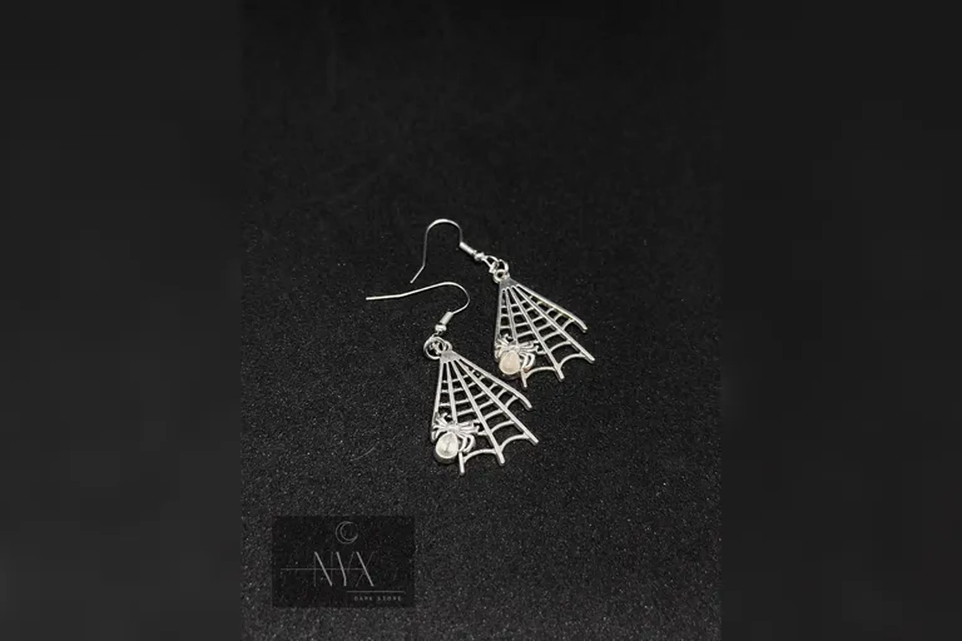 ✨Brinco teia de aranha✨ imagem