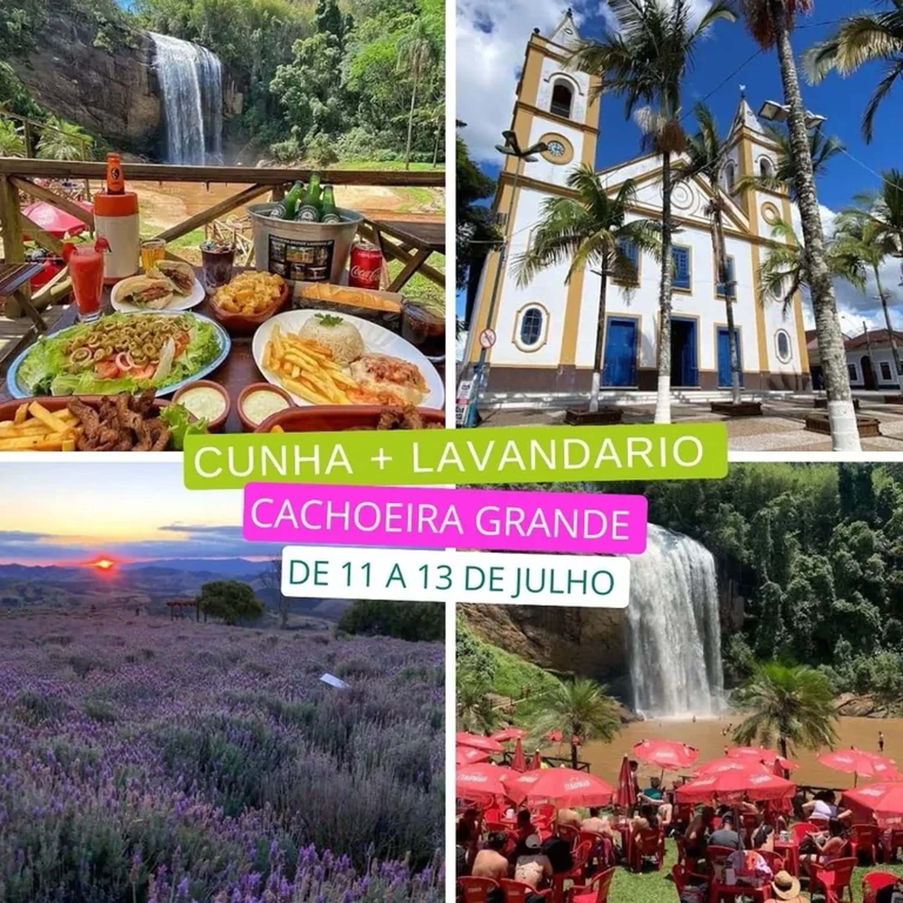 CUNHA + LAVANDÁRIO + CACHOEIRA GRANDE 11 A 13 DE JULHO imagem