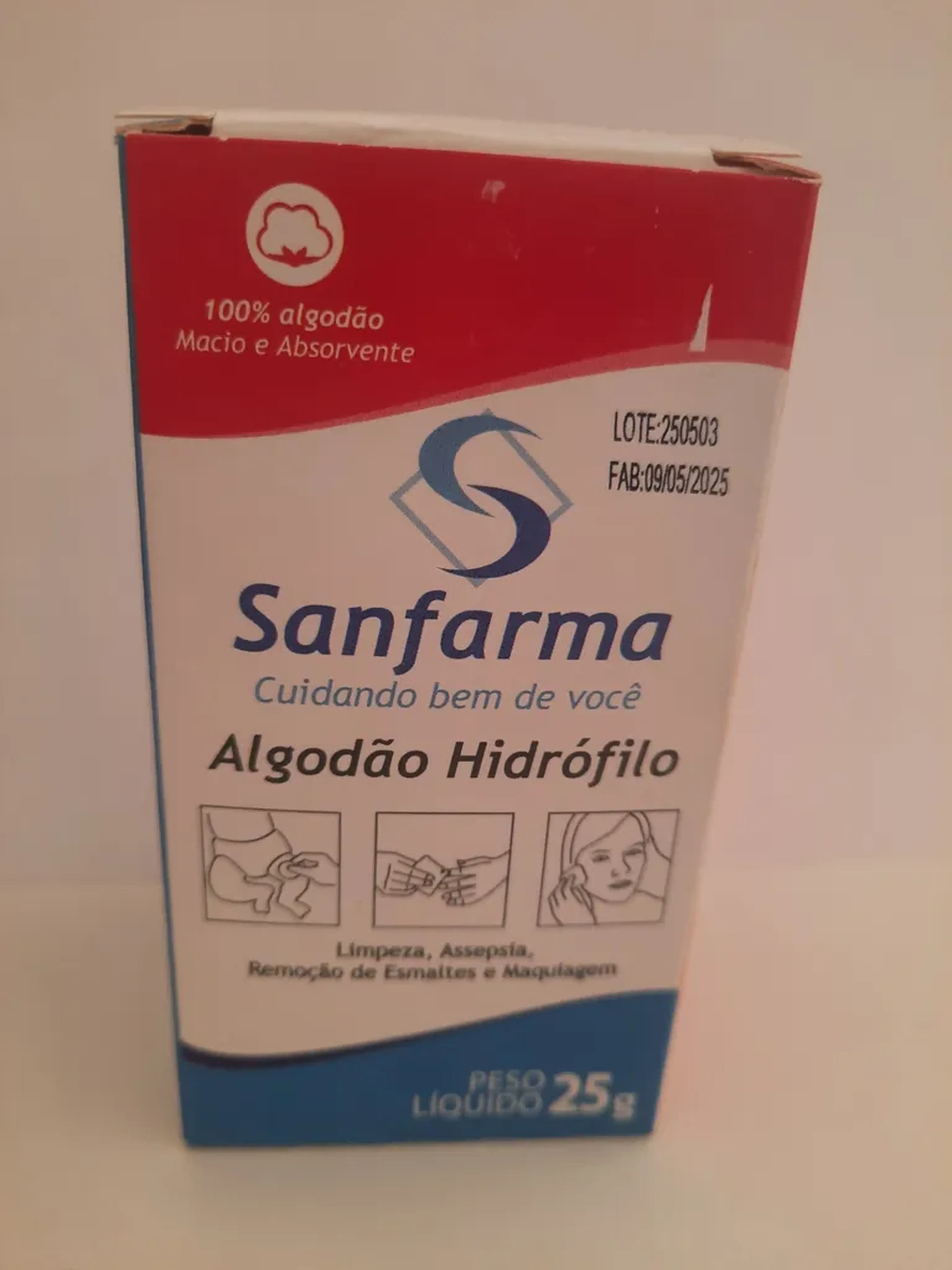 Algodão hidrofilo imagem