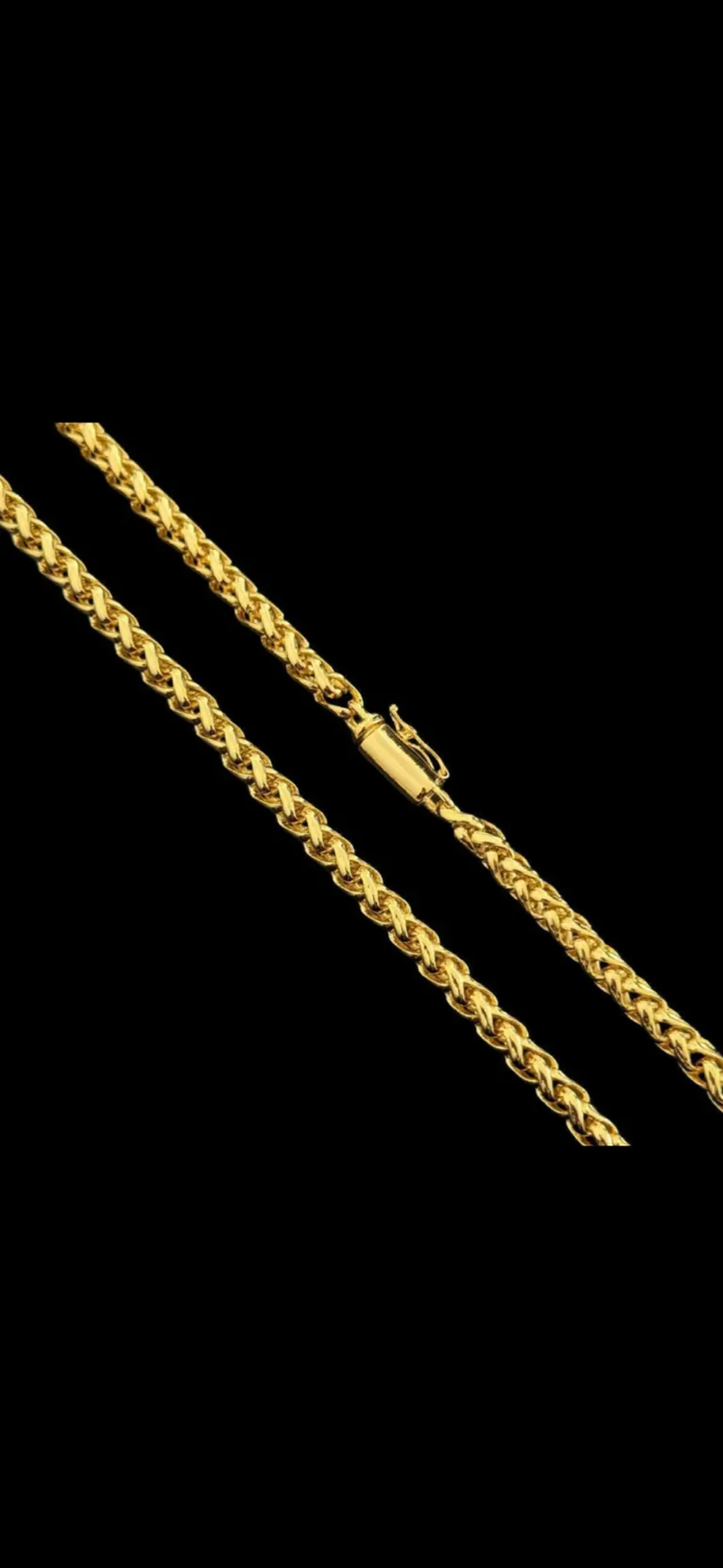 Corrente Peruana 6mm| Banhada a ouro 18k (70cm) imagem