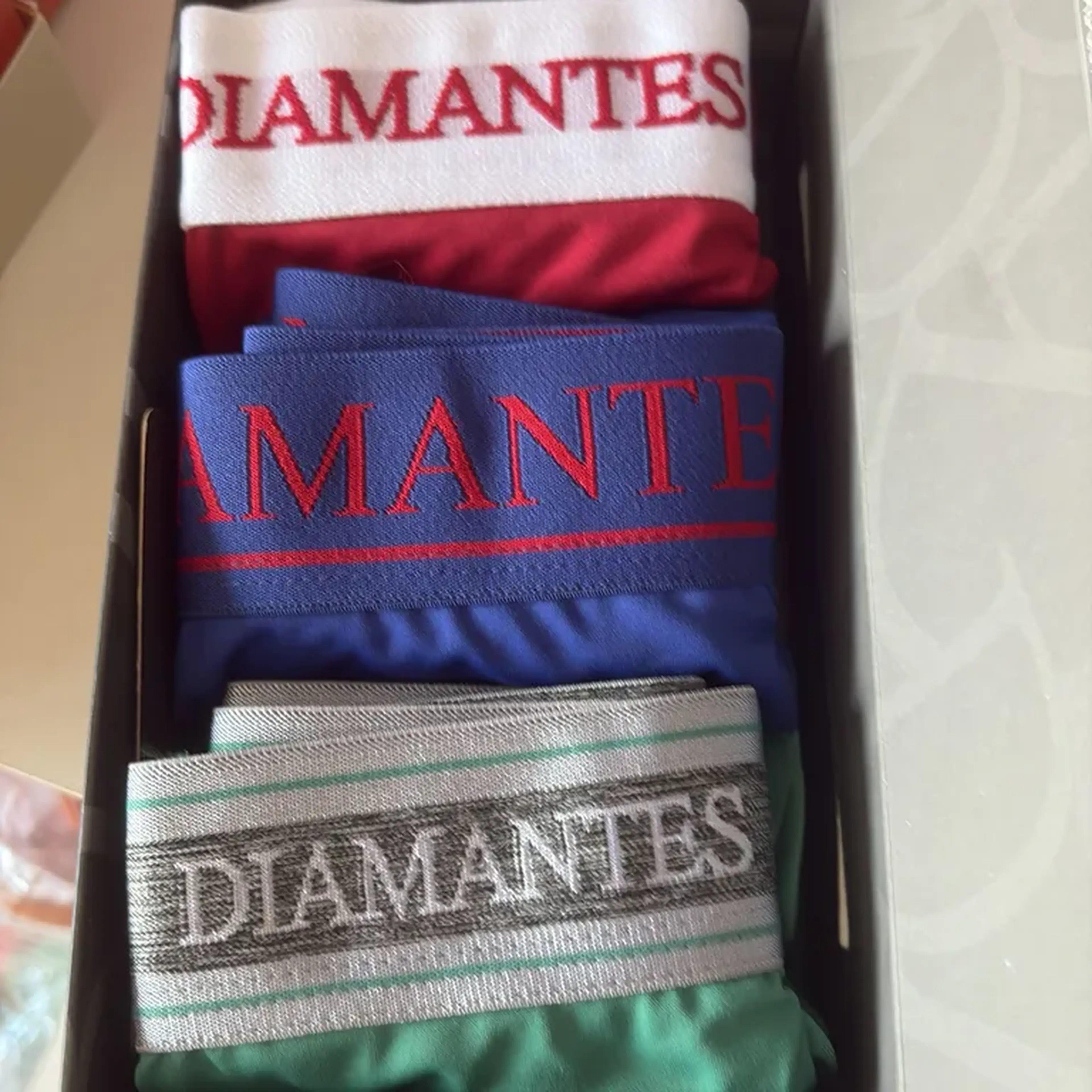 kit c 3 cueca Diamantes Box imagem