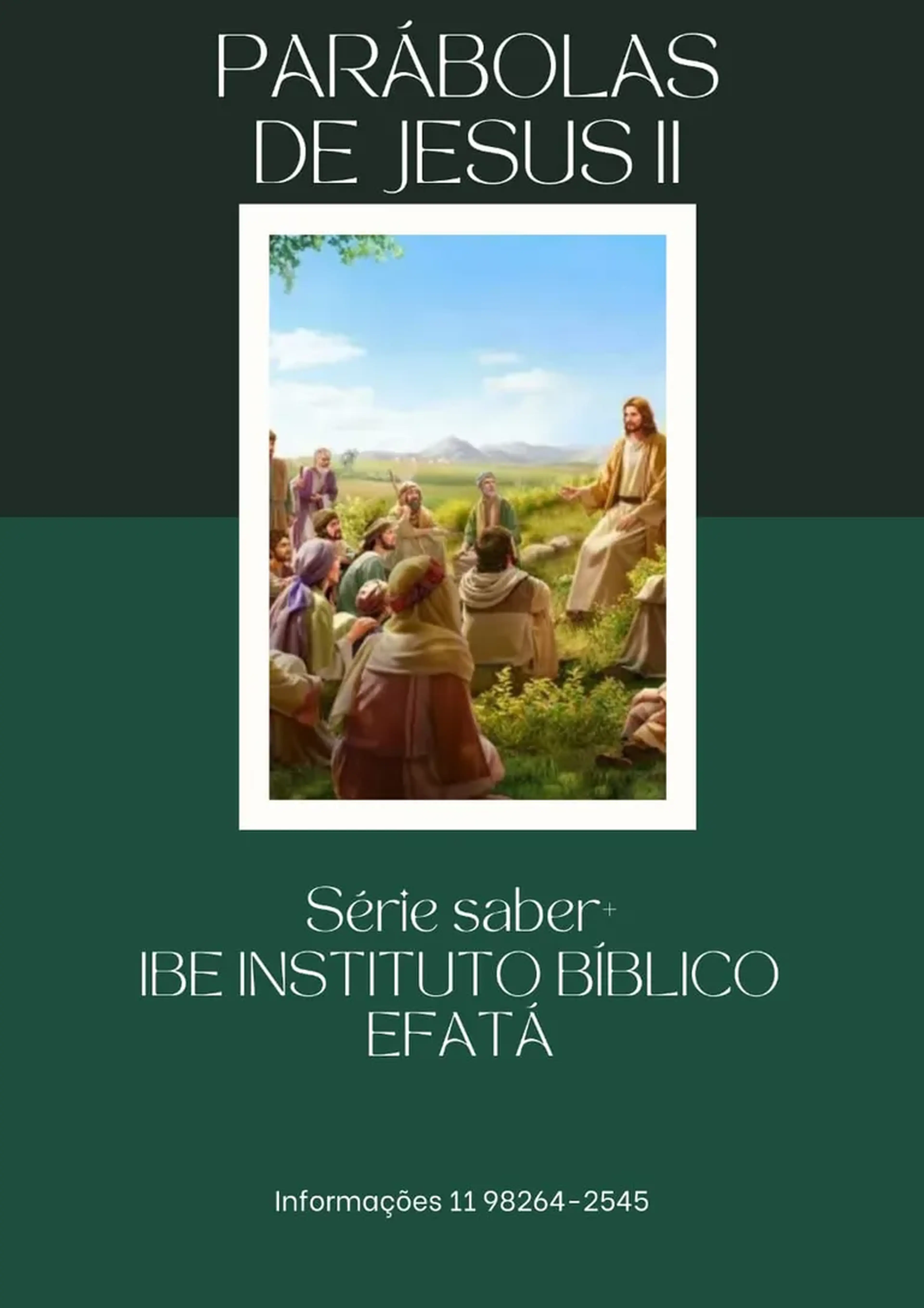 Parábolas de Jesus II (apostila) imagem