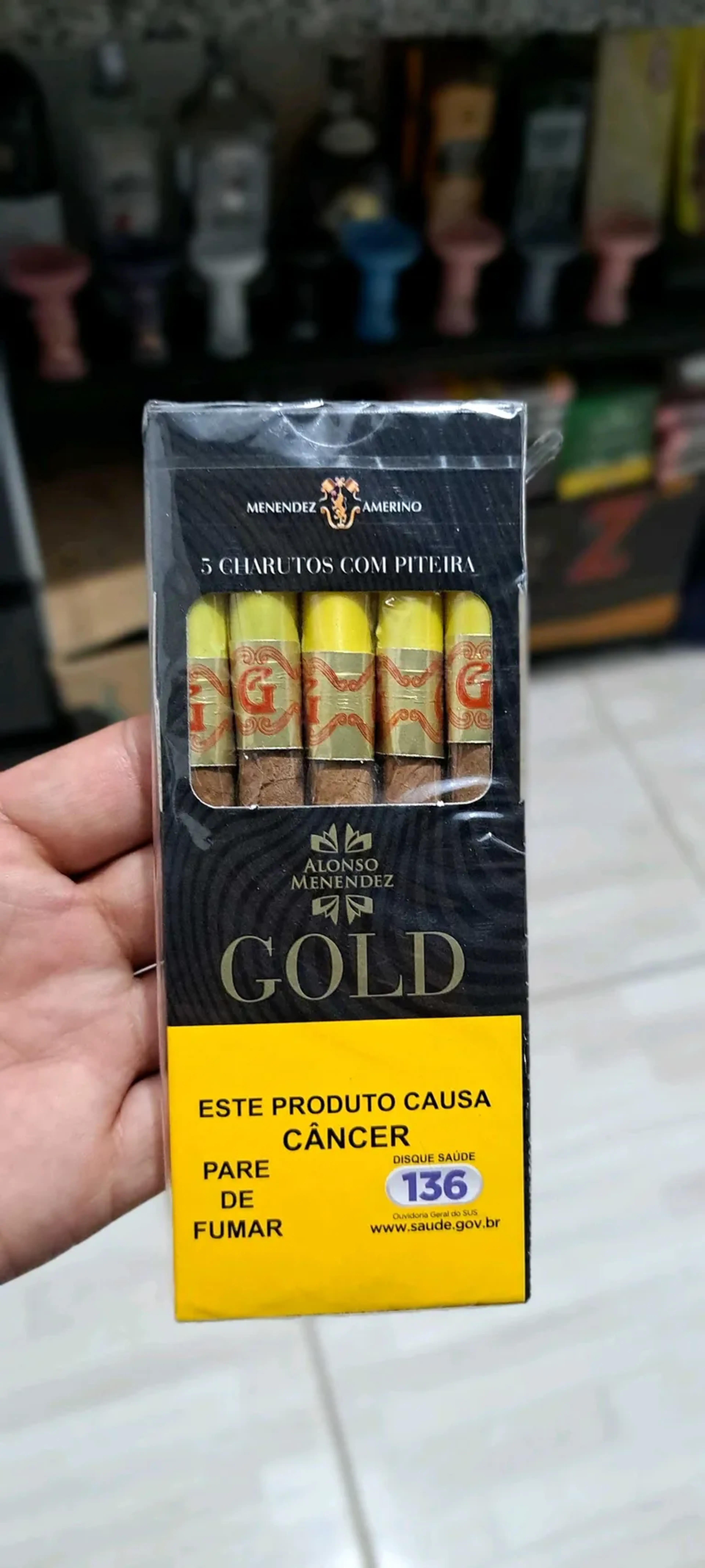 Charutos Cigarretes Gold imagem