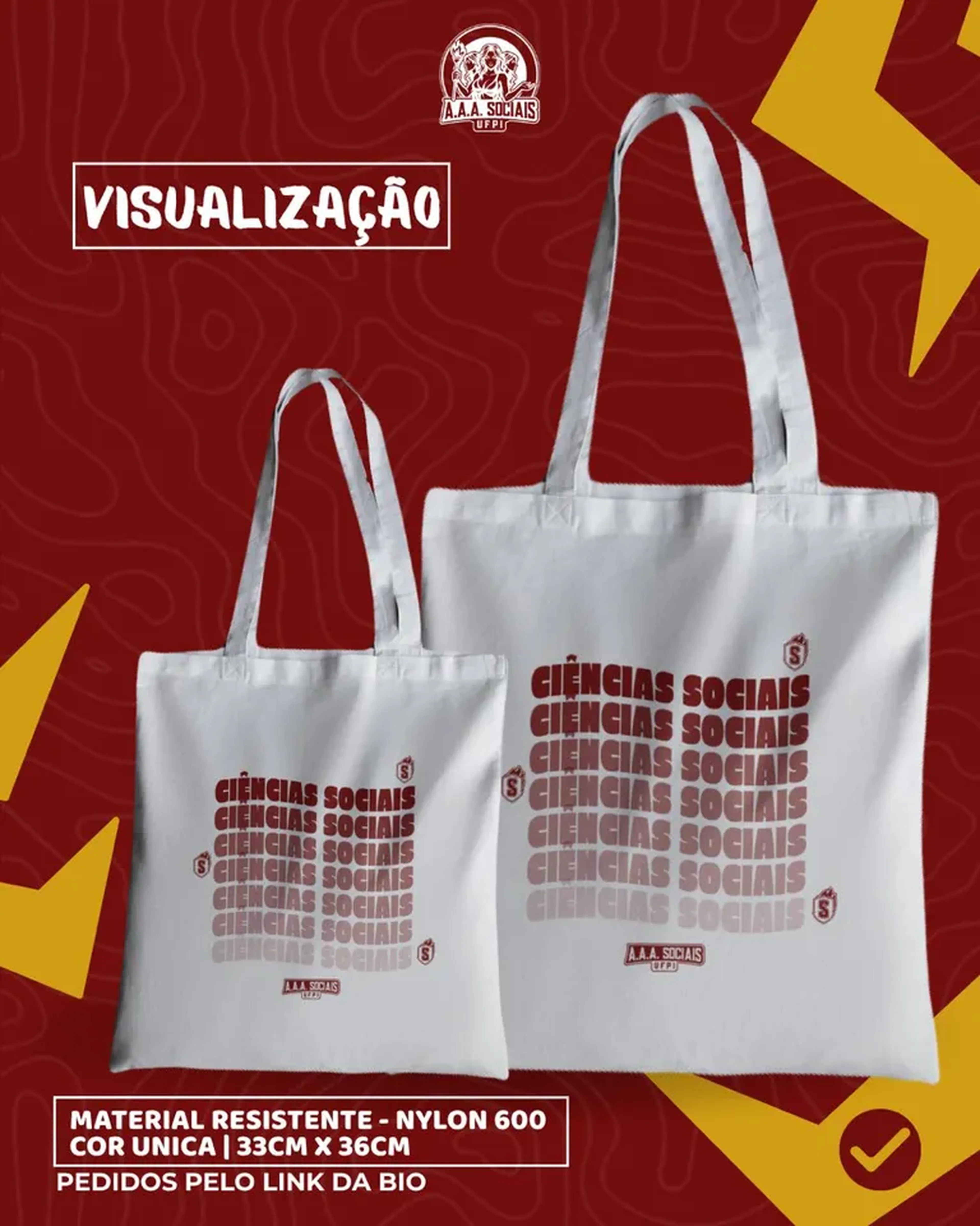 ECOBAG CIÊNCIAS SOCIAIS - PRÉ VENDA imagem