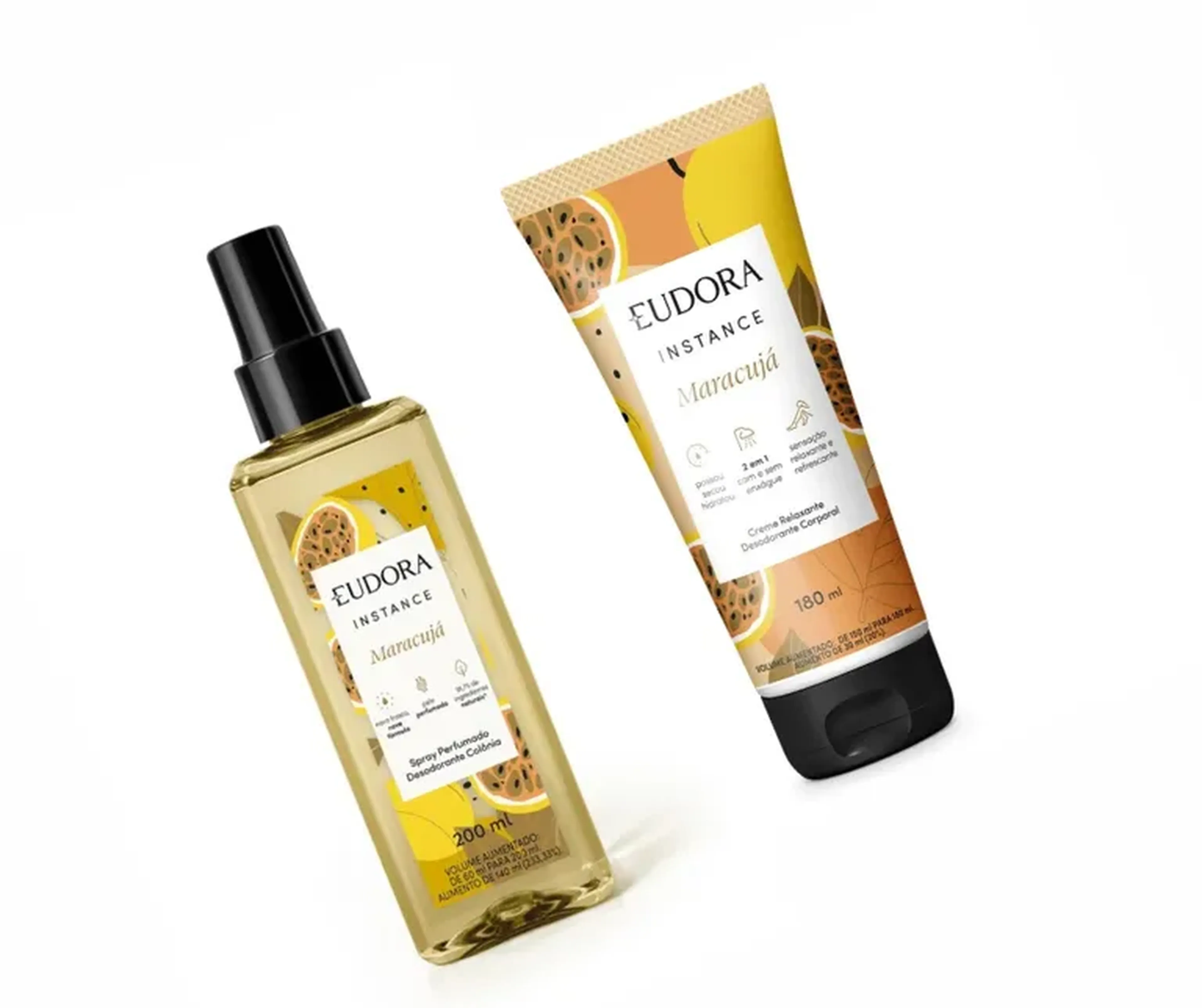 Presente Instance Maracujá: Spray Colônia + Creme Corporal imagem