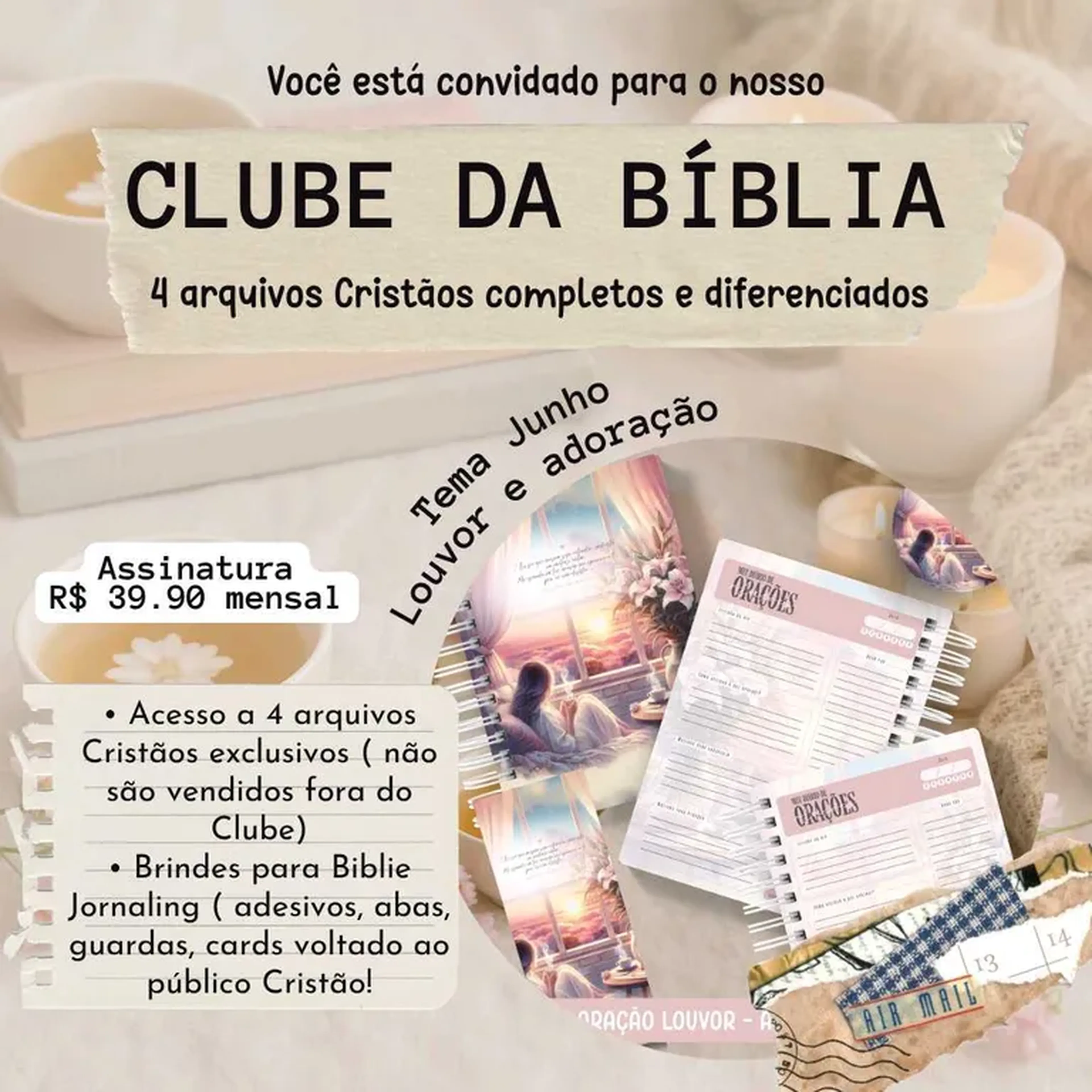 Assinatura Clube da Bíblia imagem
