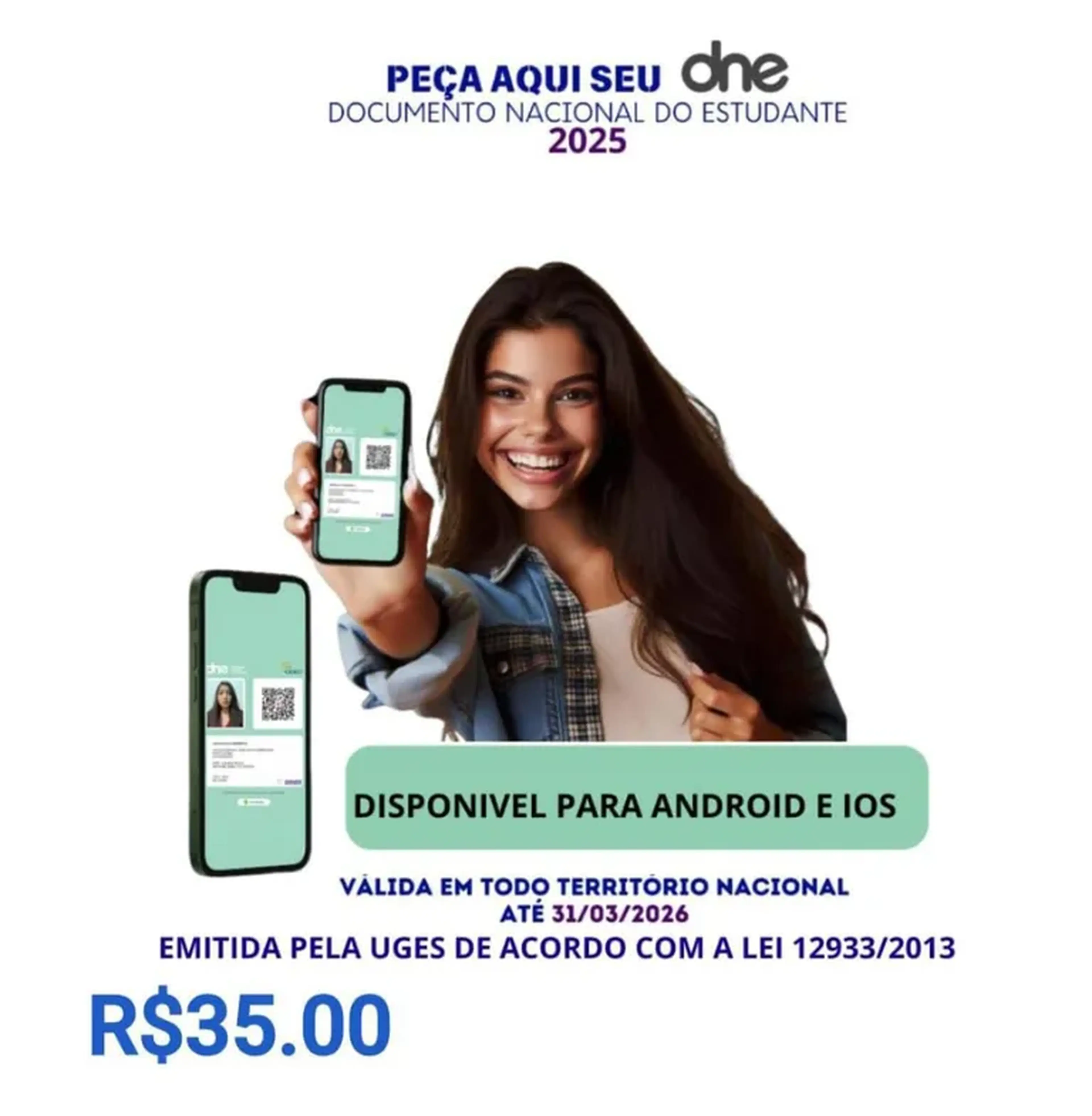 Carteirinha do Estudante Digital imagem