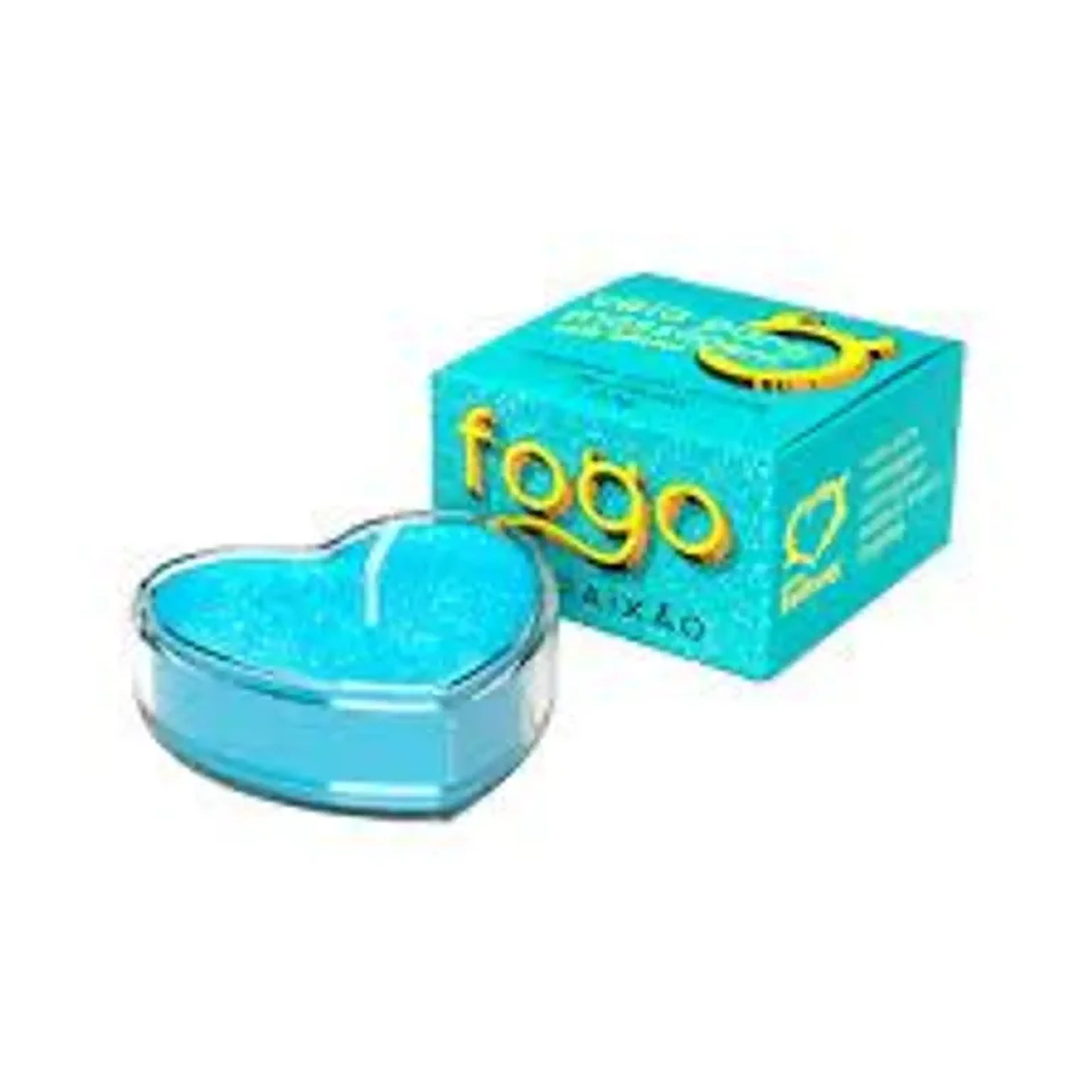FOGO DA PAIXÃO VELA BEIJÁVEL PARA MASSAGEM COM GLITTER 20G S.F imagem